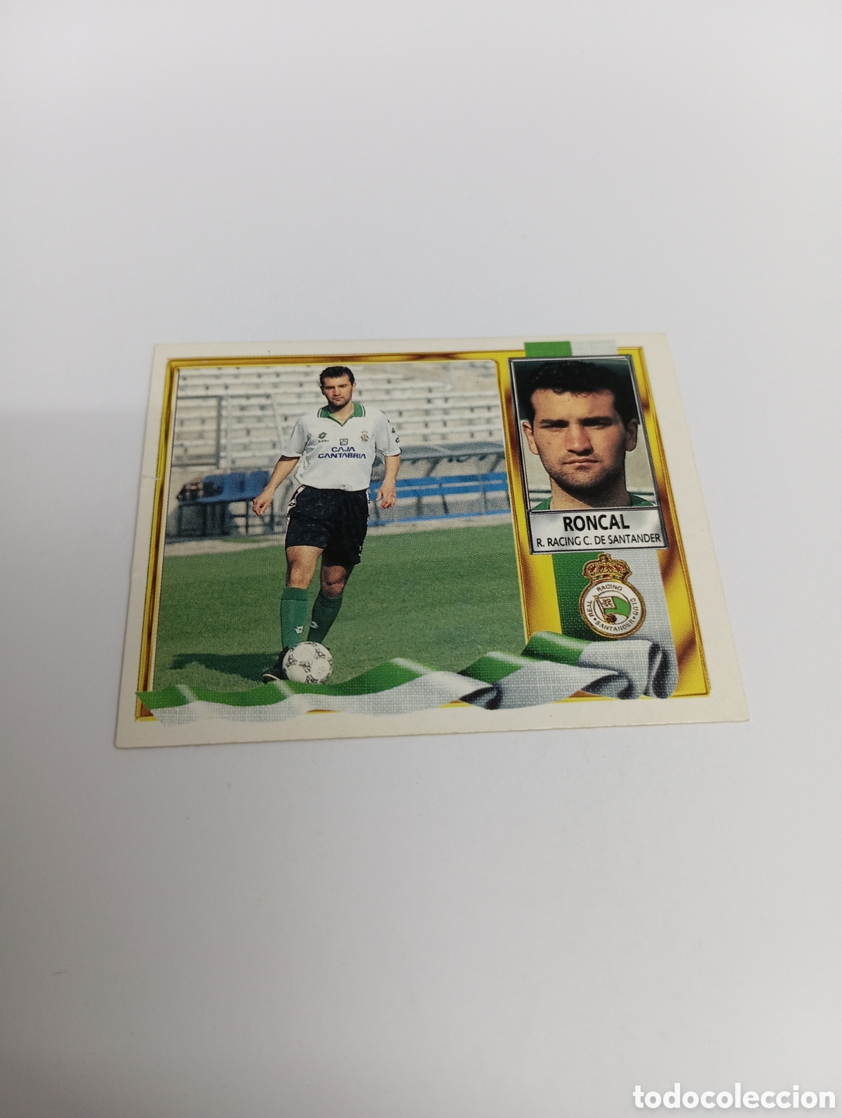 Cromos de F&uacute;tbol: RONCAL Racing de Santander Liga Este 1995 1996 NUEVO SIN PEGAR PANINI 95 96