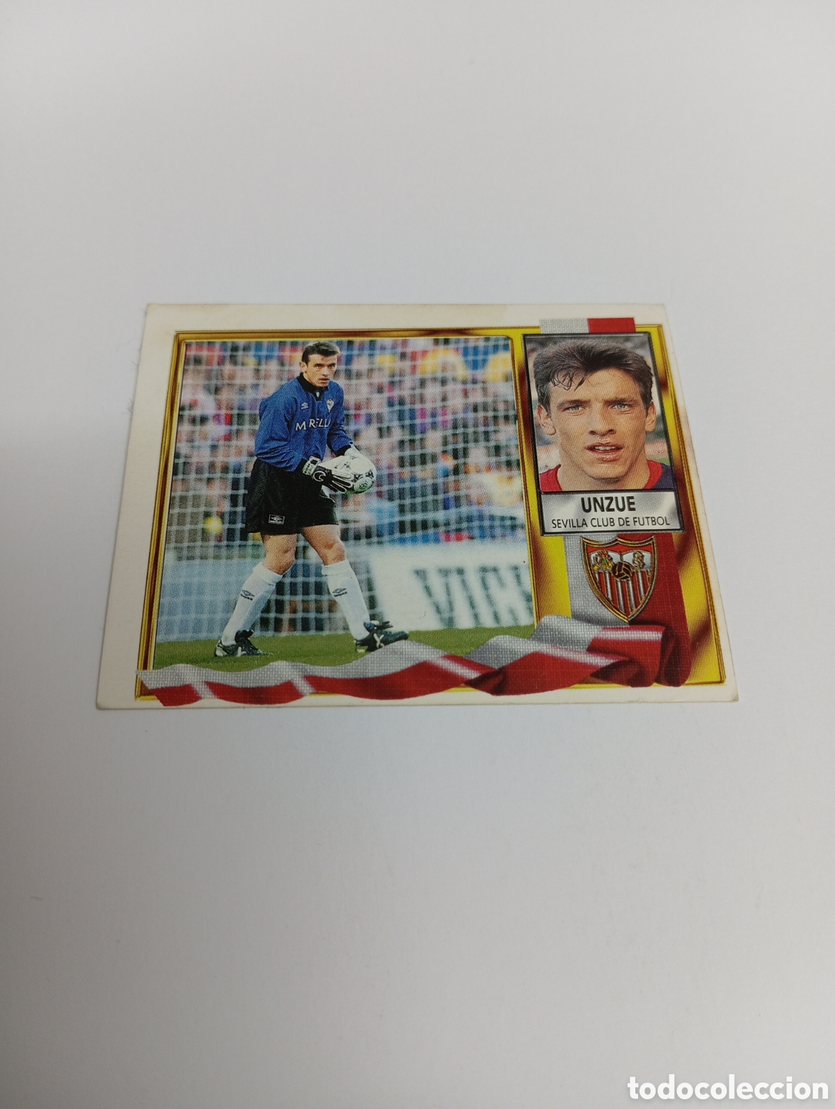 Cromos de F&uacute;tbol: UNZUE Sevilla Liga Este 1995 1996 NUEVO SIN PEGAR PANINI 95 96