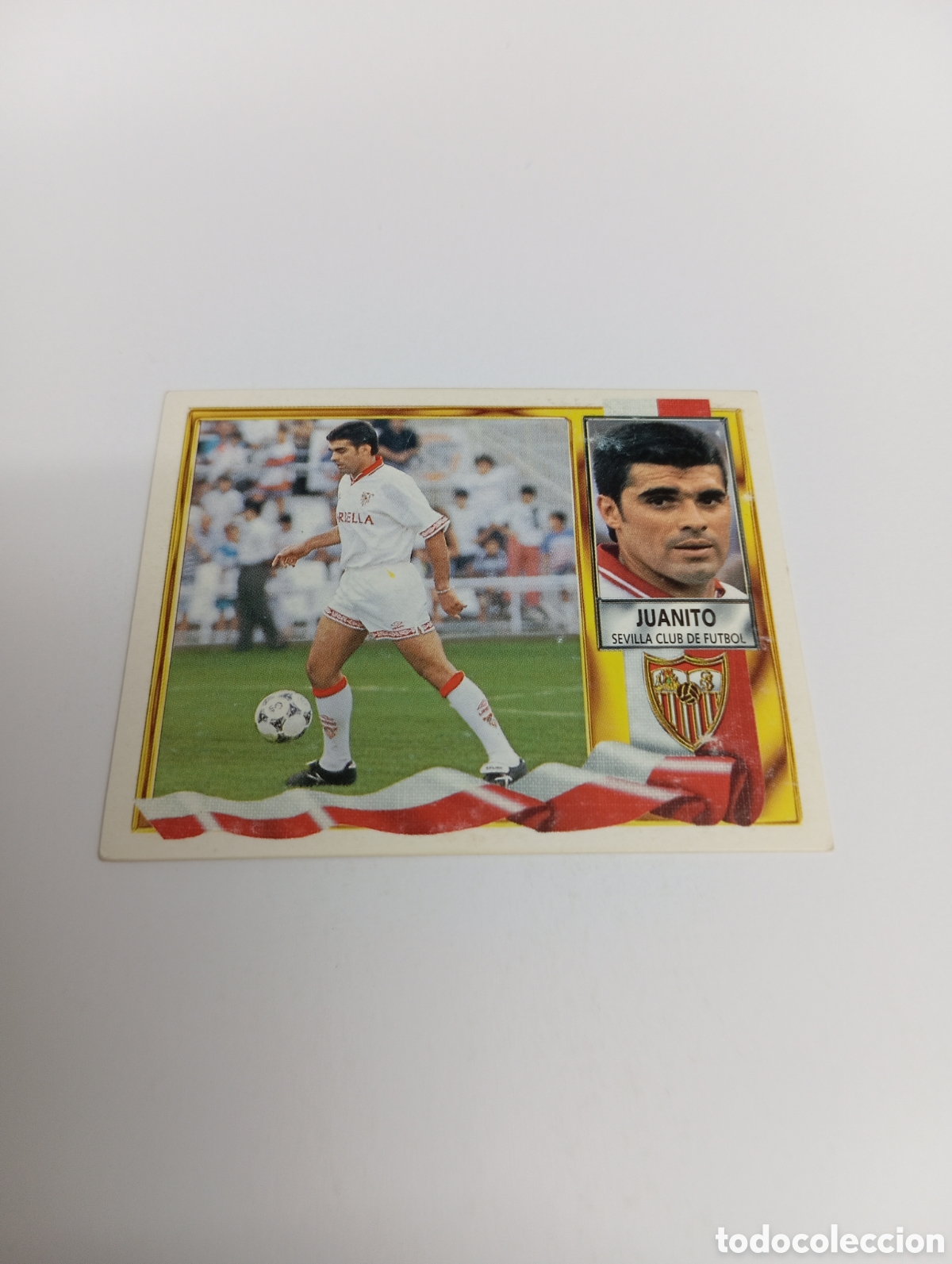 Cromos de F&uacute;tbol: JUANITO Sevilla Liga Este 1995 1996 NUEVO SIN PEGAR PANINI 95 96
