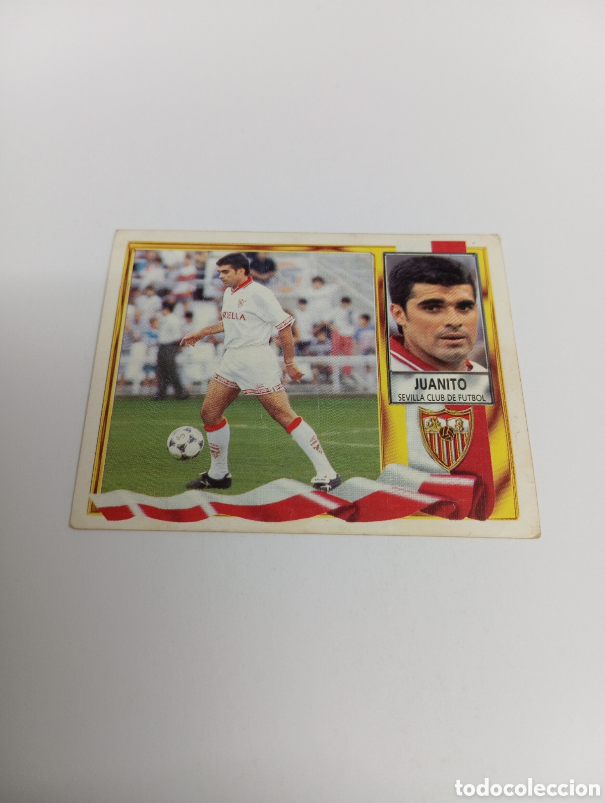 Cromos de F&uacute;tbol: JUANITO Sevilla Liga Este 1995 1996 NUEVO SIN PEGAR PANINI 95 96