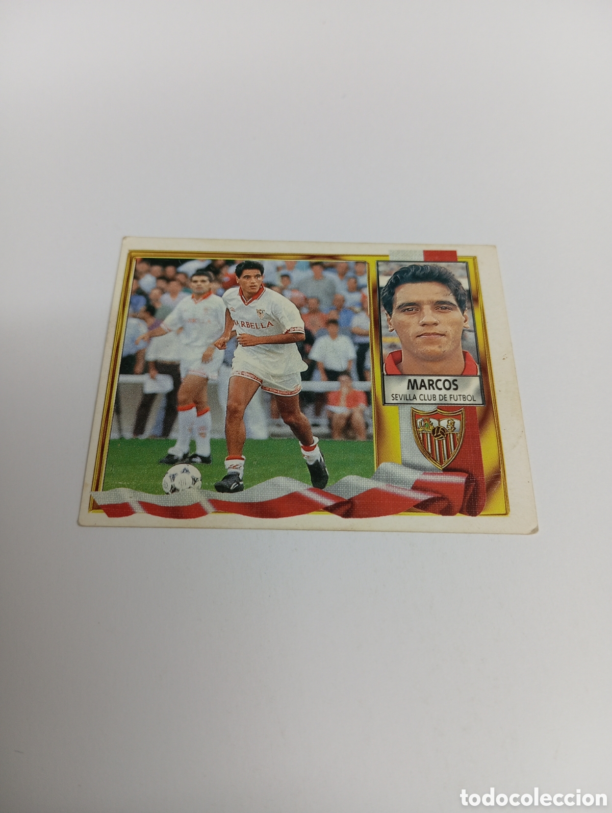 Cromos de F&uacute;tbol: MARCOS Sevilla Liga Este 1995 1996 NUEVO SIN PEGAR PANINI 95 96