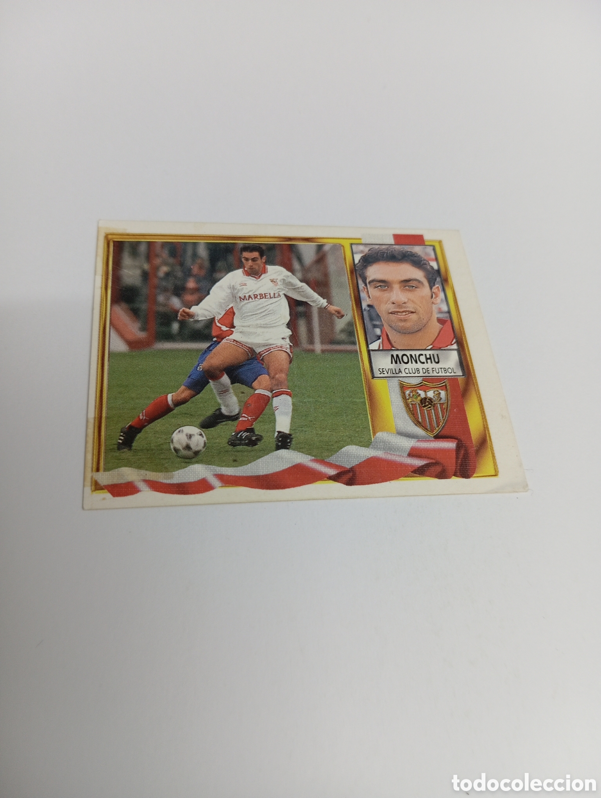 Cromos de F&uacute;tbol: MONCHU Sevilla Liga Este 1995 1996 NUEVO SIN PEGAR PANINI 95 96