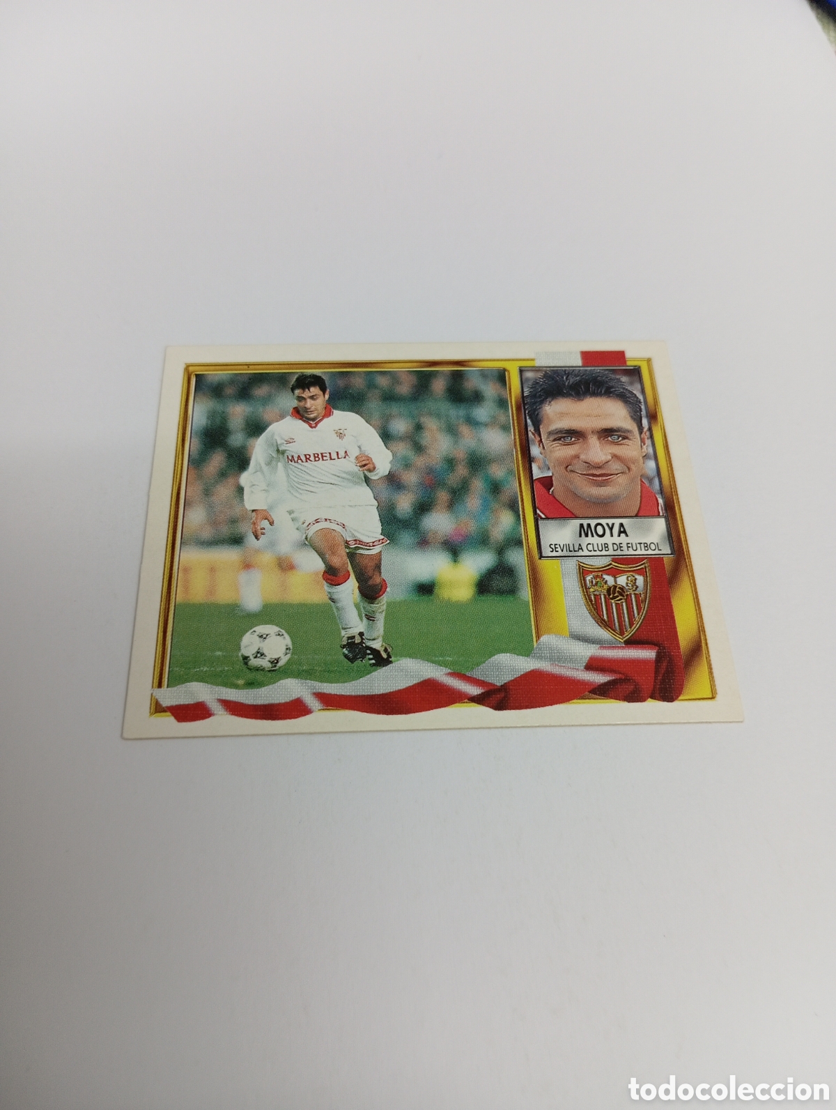 Cromos de F&uacute;tbol: MOYA Sevilla Liga Este 1995 1996 NUEVO SIN PEGAR PANINI 95 96