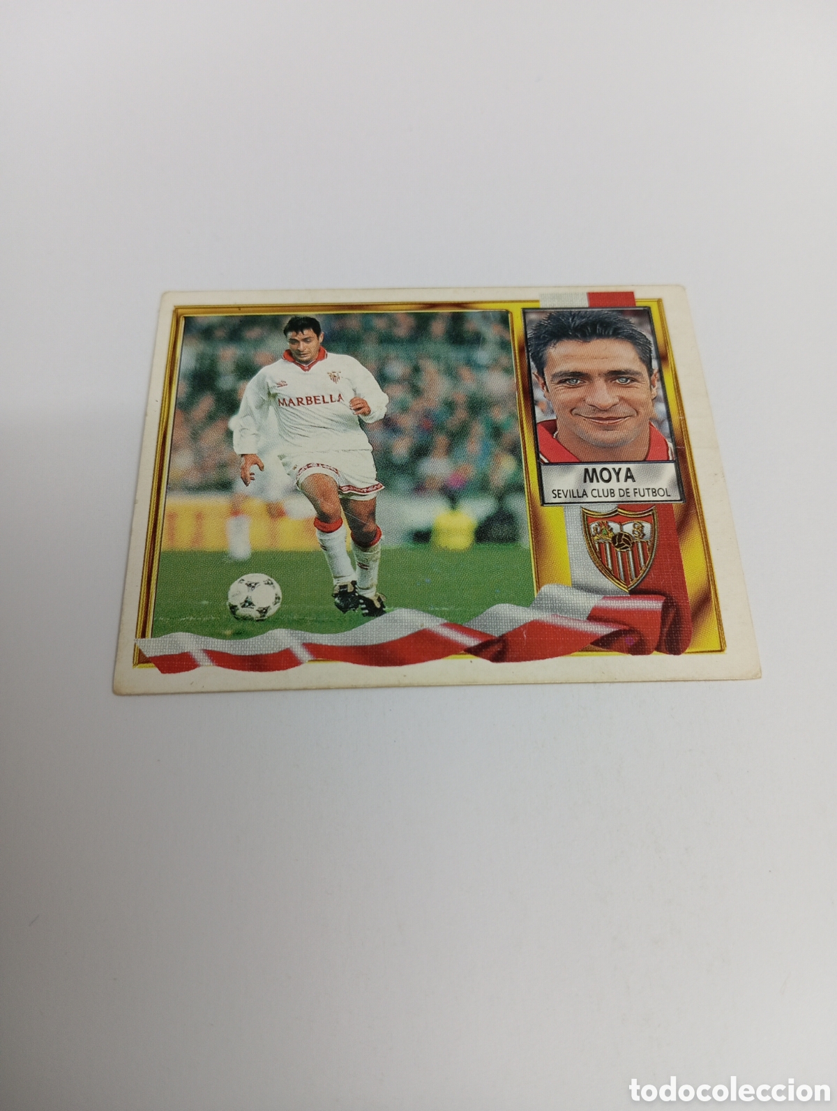 Cromos de F&uacute;tbol: MOYA Sevilla Liga Este 1995 1996 NUEVO SIN PEGAR PANINI 95 96