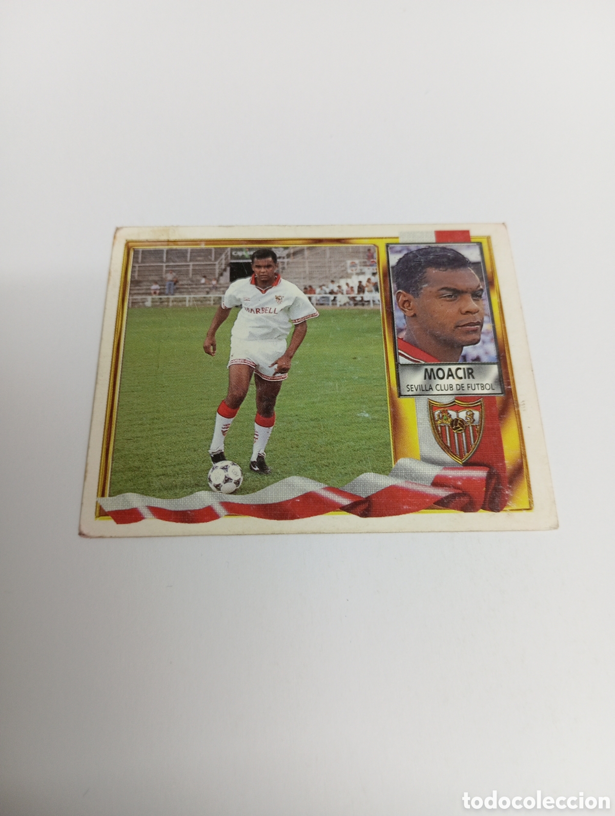 Cromos de F&uacute;tbol: MOACIR Sevilla Liga Este 1995 1996 NUEVO SIN PEGAR PANINI 95 96