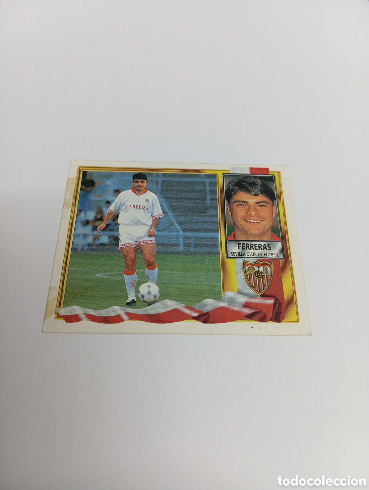 Cromos de F&uacute;tbol: FERRERAS COLOCA Sevilla Liga Este 1995 1996 NUEVO SIN PEGAR PANINI 95 96