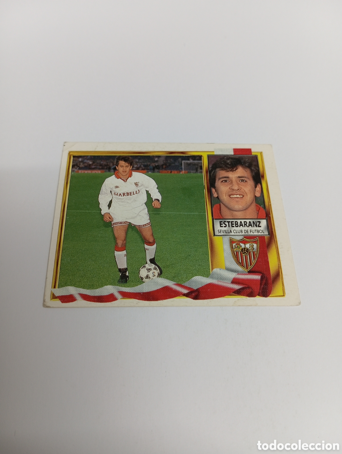 Cromos de F&uacute;tbol: ESTEBARANZ Sevilla Liga Este 1995 1996 NUEVO SIN PEGAR PANINI 95 96