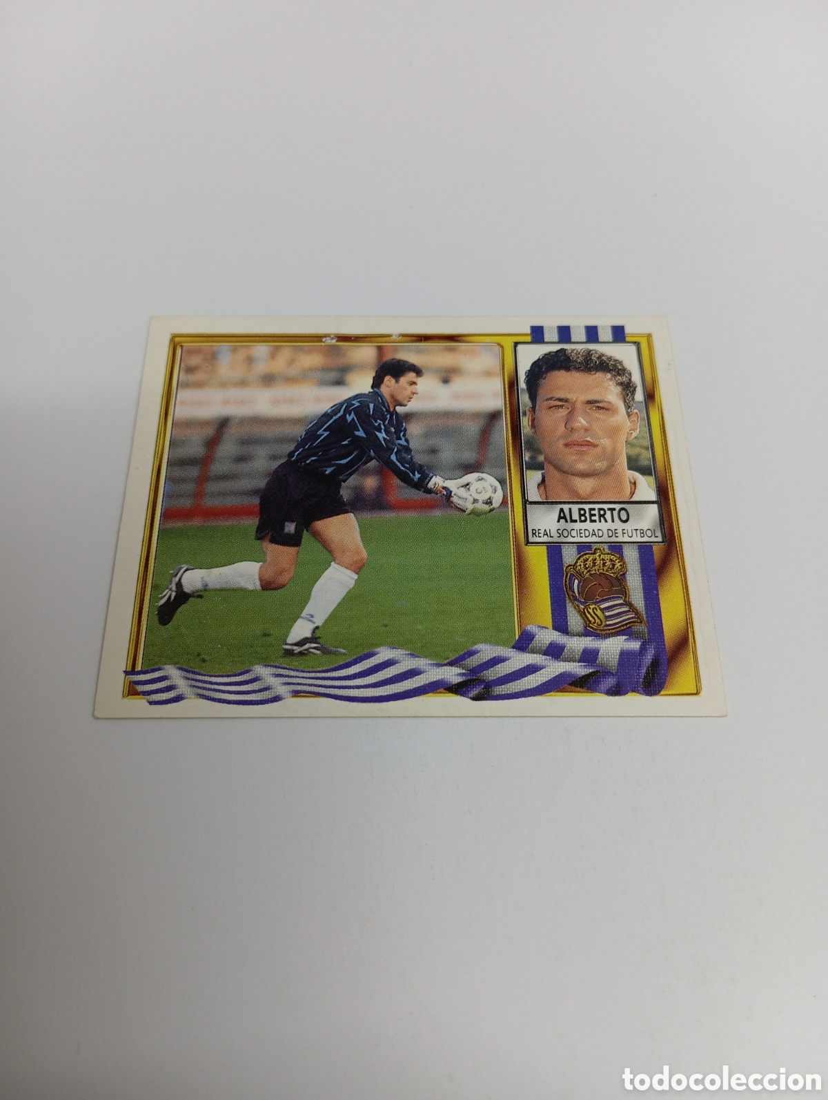 Cromos de F&uacute;tbol: ALBERTO Real Sociedad Liga Este 1995 1996 NUEVO SIN PEGAR PANINI 95 96