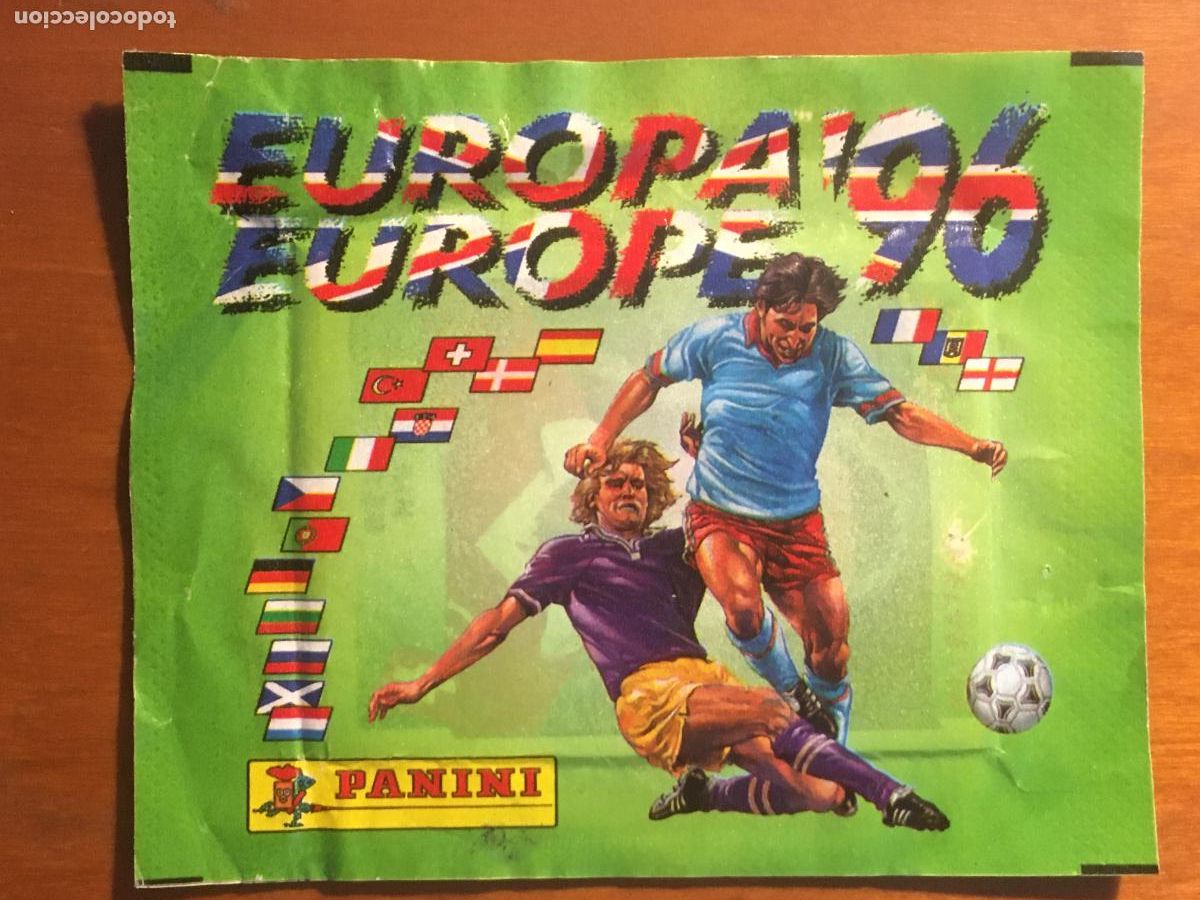 Fu&szlig;ball-Sticker: europa 96 eurocopa panini sobre de cromos sin abrir cerrado