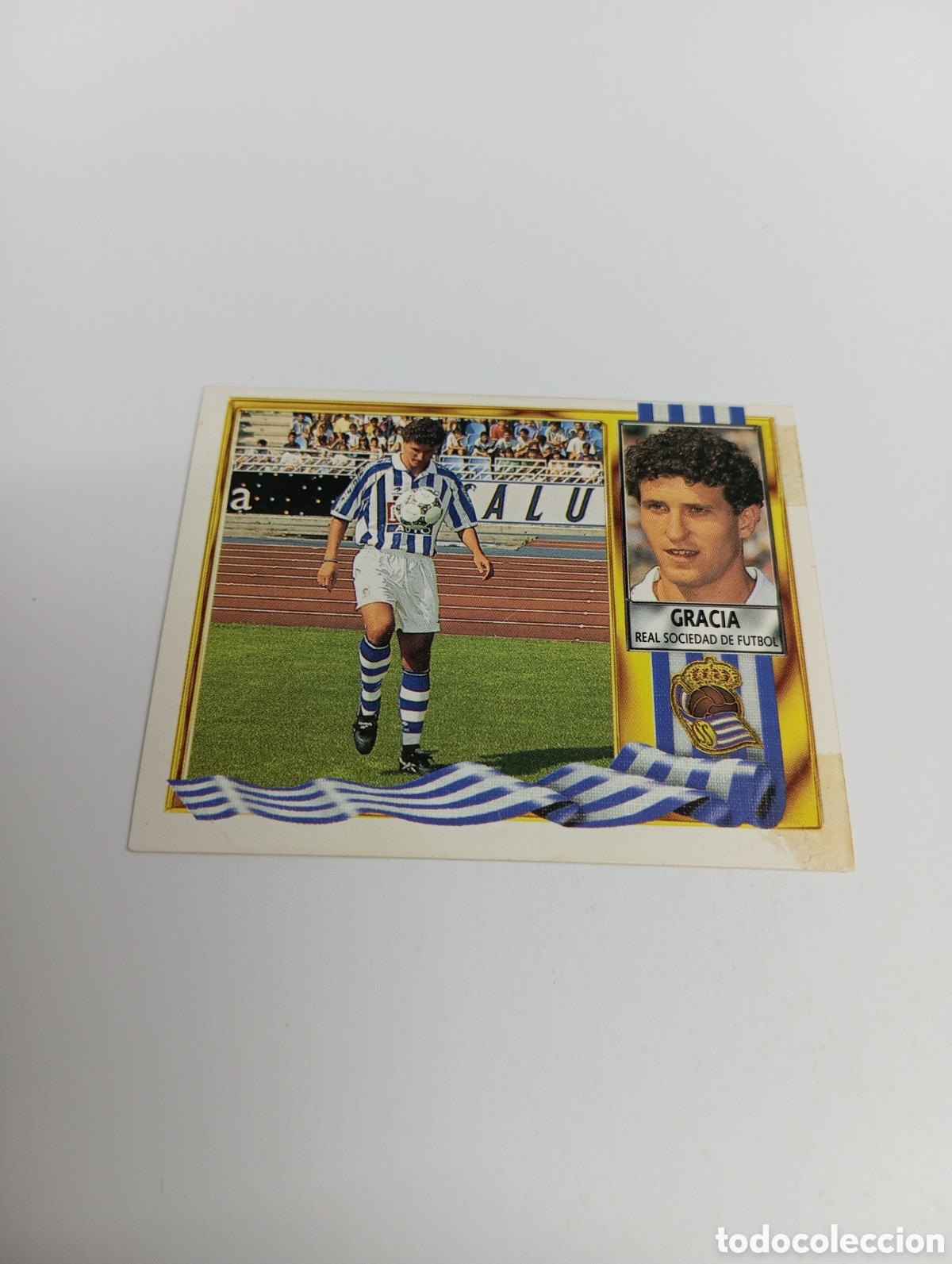 Cromos de F&uacute;tbol: GRACIA Real Sociedad Liga Este 1995 1996 NUEVO SIN PEGAR PANINI 95 96