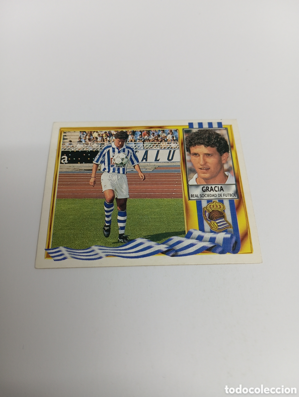 Cromos de F&uacute;tbol: GRACIA Real Sociedad Liga Este 1995 1996 NUEVO SIN PEGAR PANINI 95 96