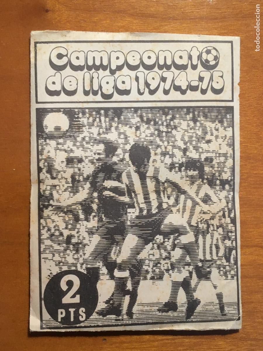 Fu&szlig;ball-Sticker: campeonato liga 1974 1975 74 75 fher sobre cromos sin abrir