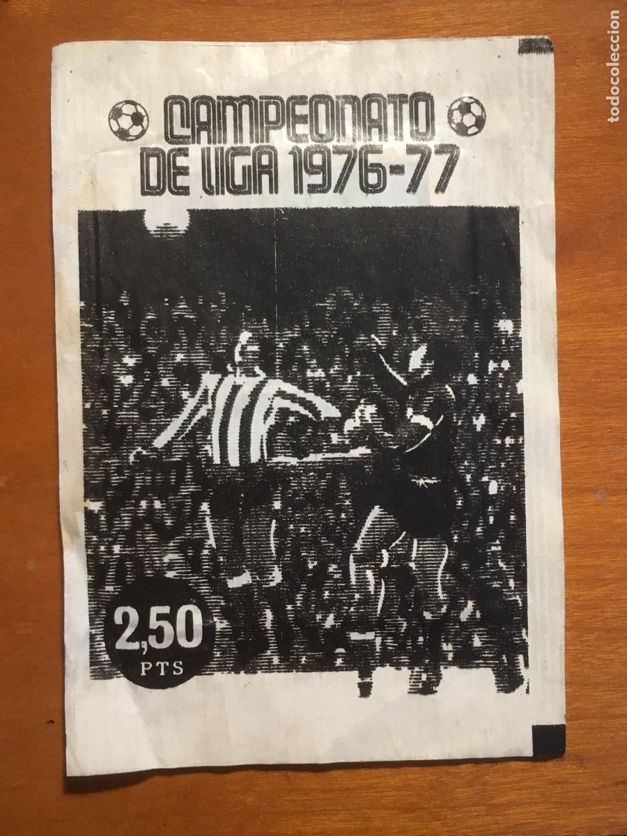 Fu&szlig;ball-Sticker: campeonato de liga 1976 1977 76 77 fher sobre de cromos sin abrir