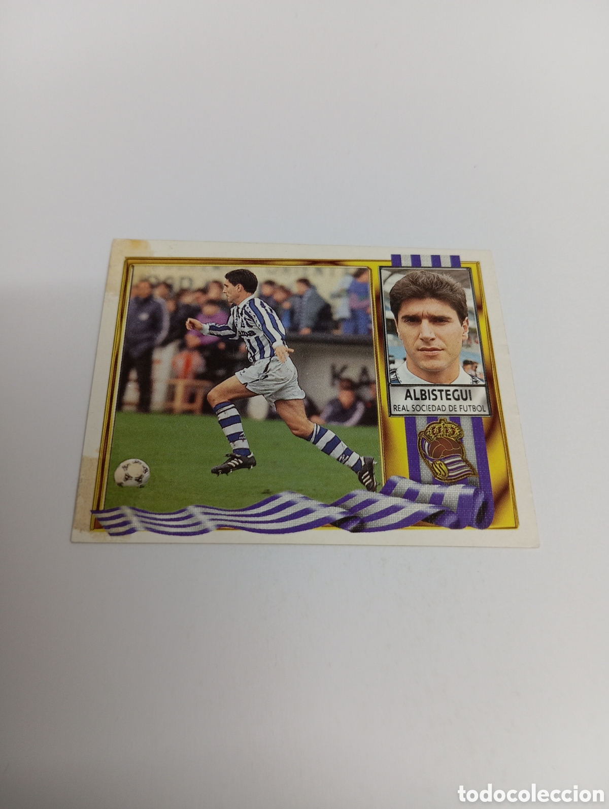 Cromos de F&uacute;tbol: ALBISTEGUI Real Sociedad Liga Este 1995 1996 NUEVO SIN PEGAR PANINI 95 96