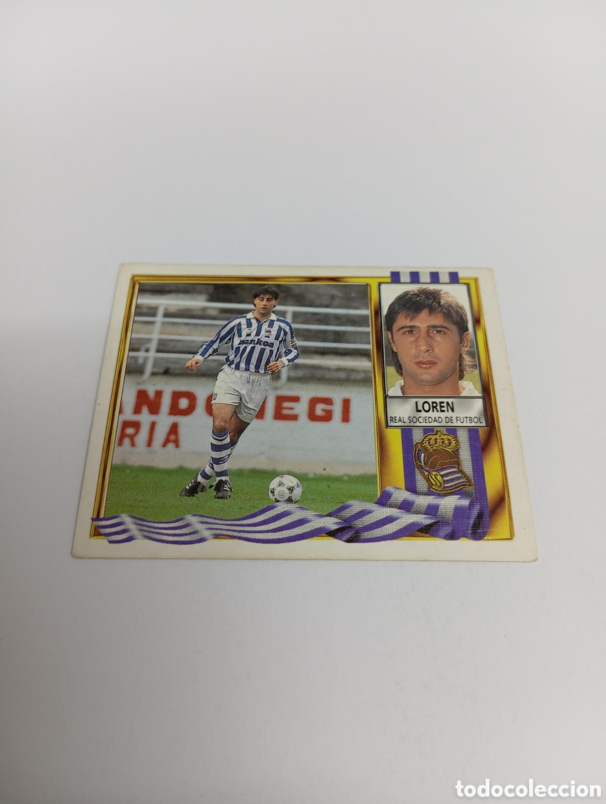 Cromos de F&uacute;tbol: LOREN Real Sociedad Liga Este 1995 1996 NUEVO SIN PEGAR PANINI 95 96
