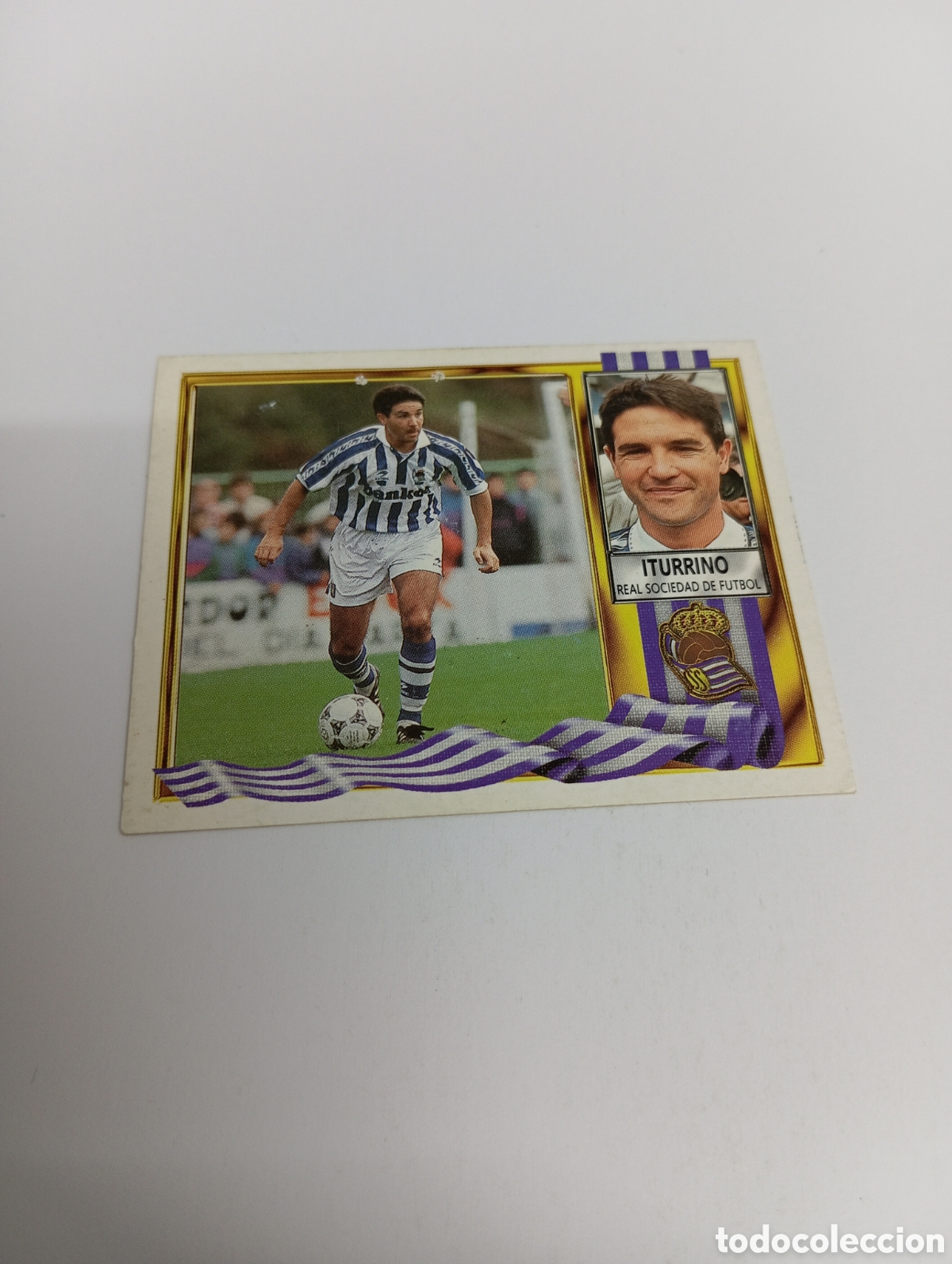 Cromos de F&uacute;tbol: ITURRINO BAJA Real Sociedad Liga Este 1995 1996 NUEVO SIN PEGAR PANINI 95 96