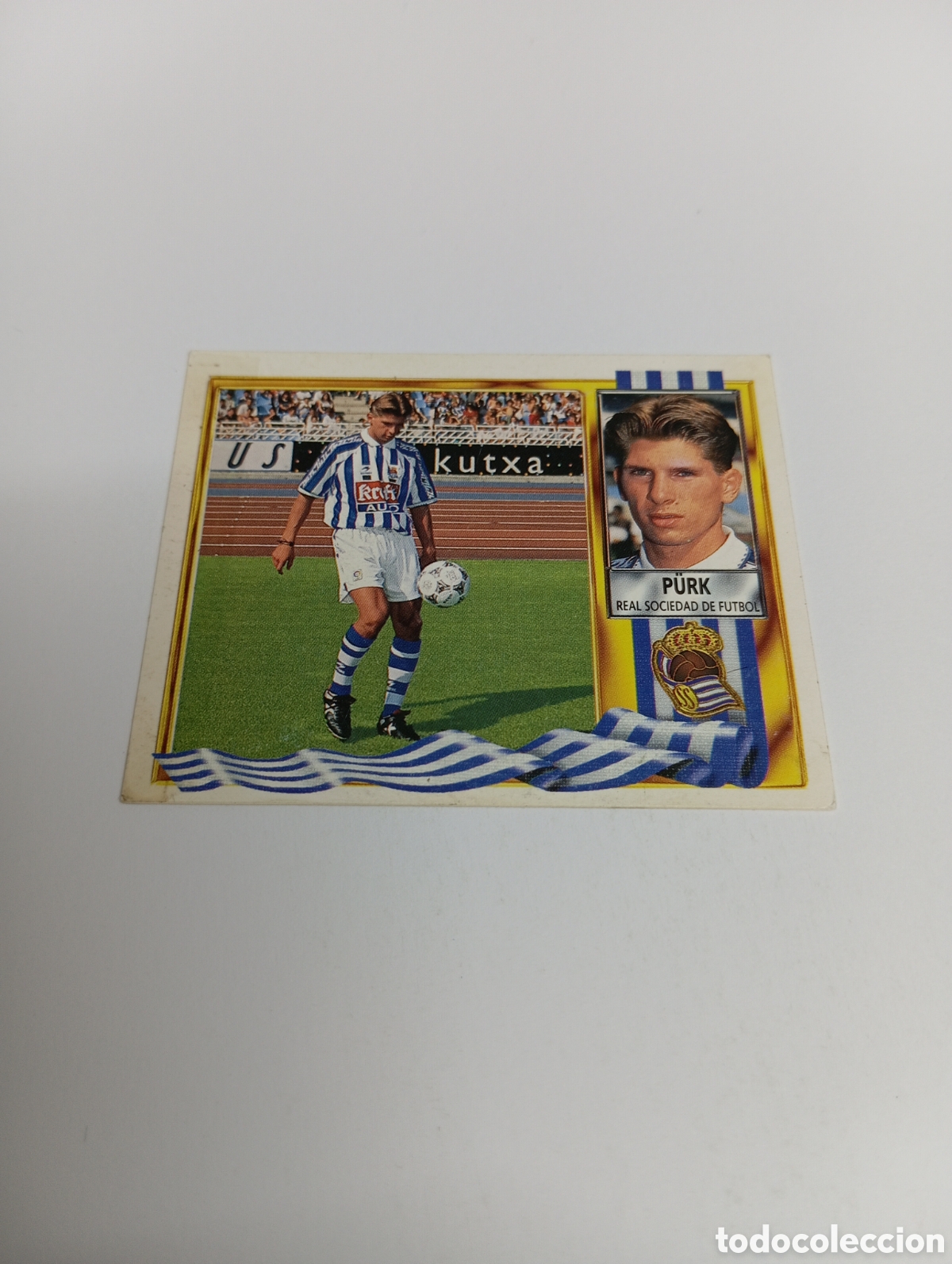Cromos de F&uacute;tbol: PURK COLOCA Real Sociedad Liga Este 1995 1996 NUEVO SIN PEGAR PANINI 95 96