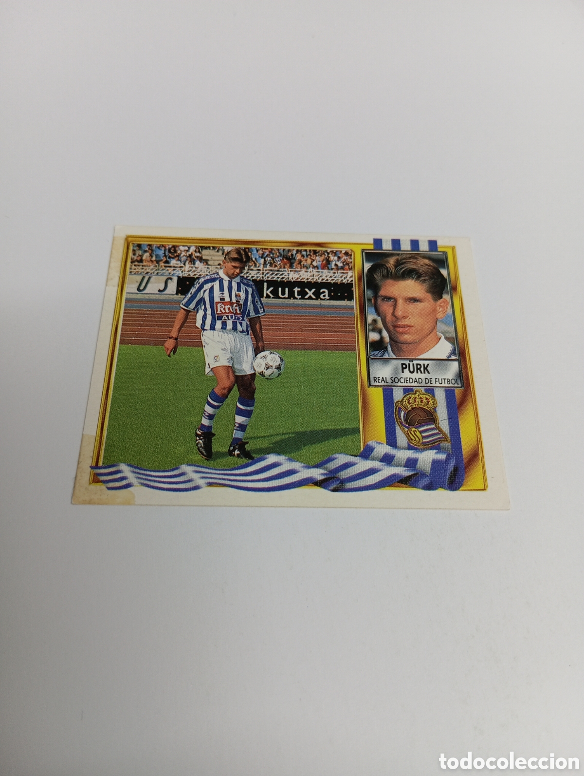 Cromos de F&uacute;tbol: PURK COLOCA Real Sociedad Liga Este 1995 1996 NUEVO SIN PEGAR PANINI 95 96