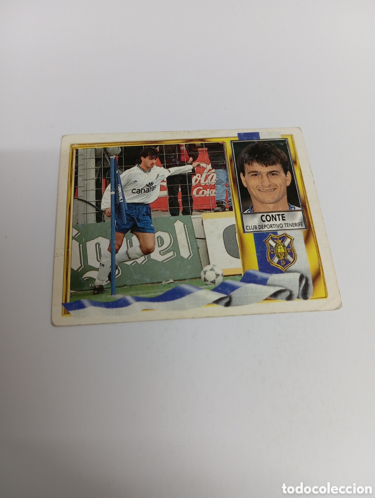 Cromos de F&uacute;tbol: CONTE Tenerife Liga Este 1995 1996 NUEVO SIN PEGAR PANINI 95 96