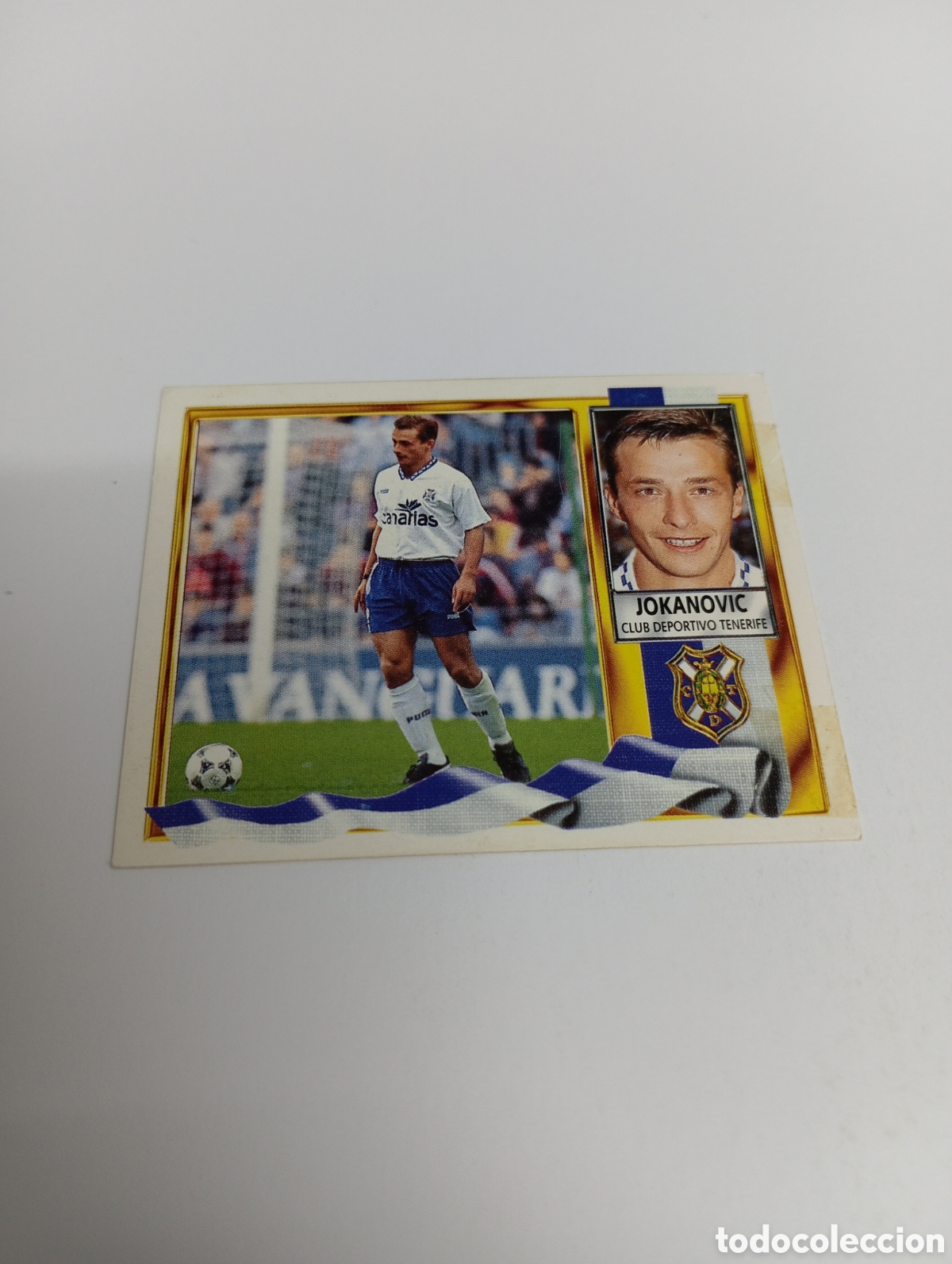 Cromos de F&uacute;tbol: JOKANOVIC COLOCA Tenerife Liga Este 1995 1996 NUEVO SIN PEGAR PANINI 95 96