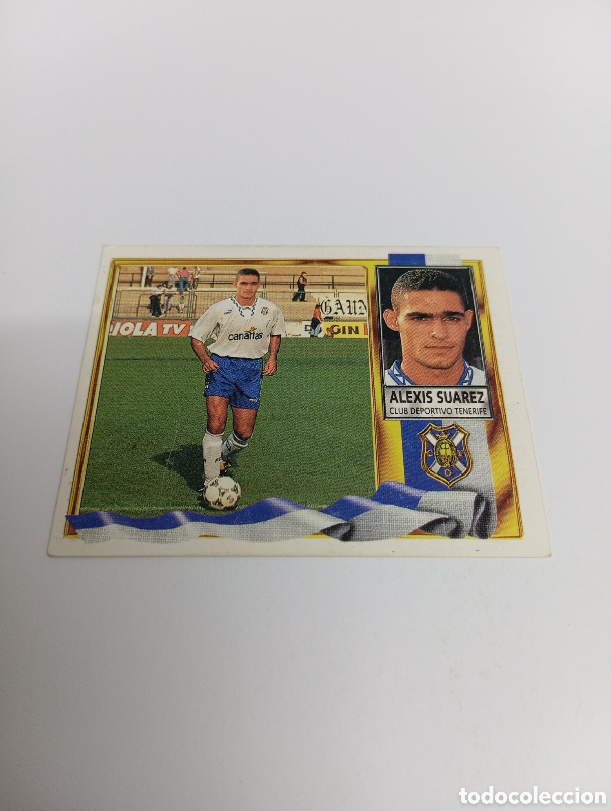 Cromos de F&uacute;tbol: ALEXIS SU&Aacute;REZ COLOCA Tenerife Liga Este 1995 1996 NUEVO SIN PEGAR PANINI 95 96