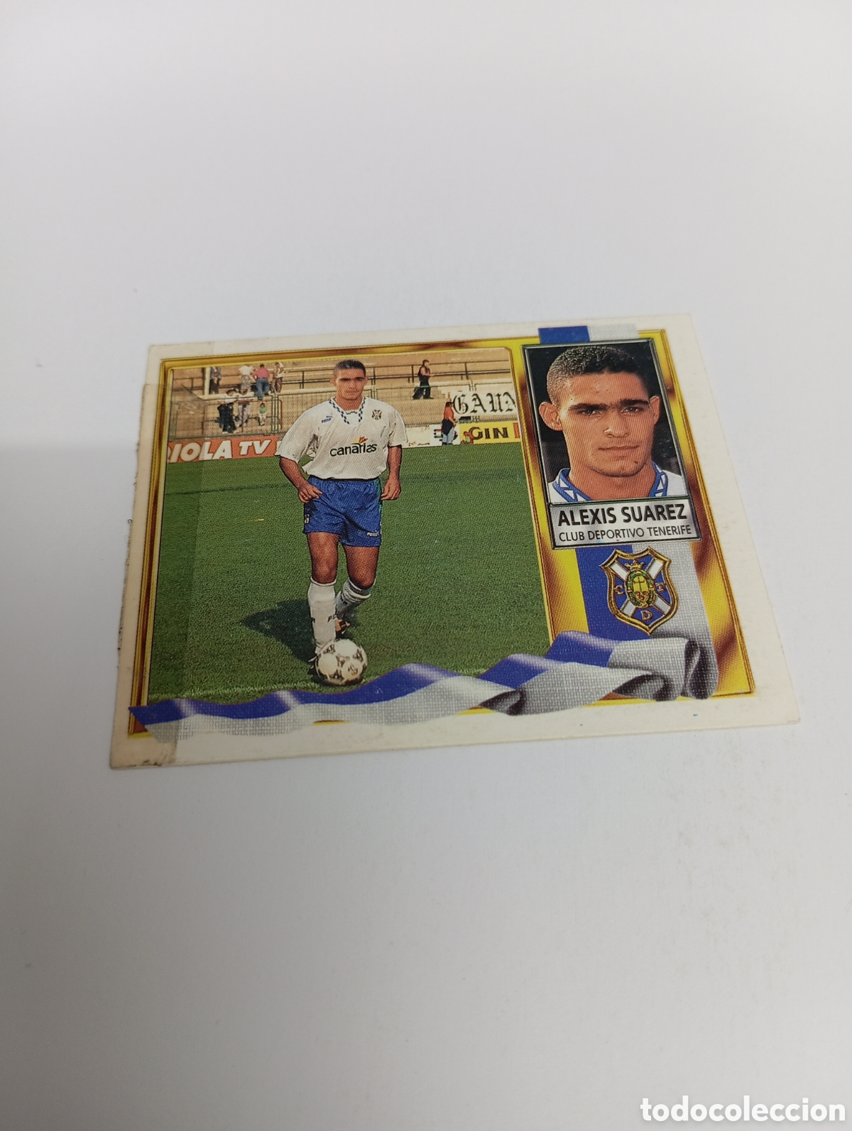 Cromos de F&uacute;tbol: ALEXIS SU&Aacute;REZ COLOCA Tenerife Liga Este 1995 1996 NUEVO SIN PEGAR PANINI 95 96