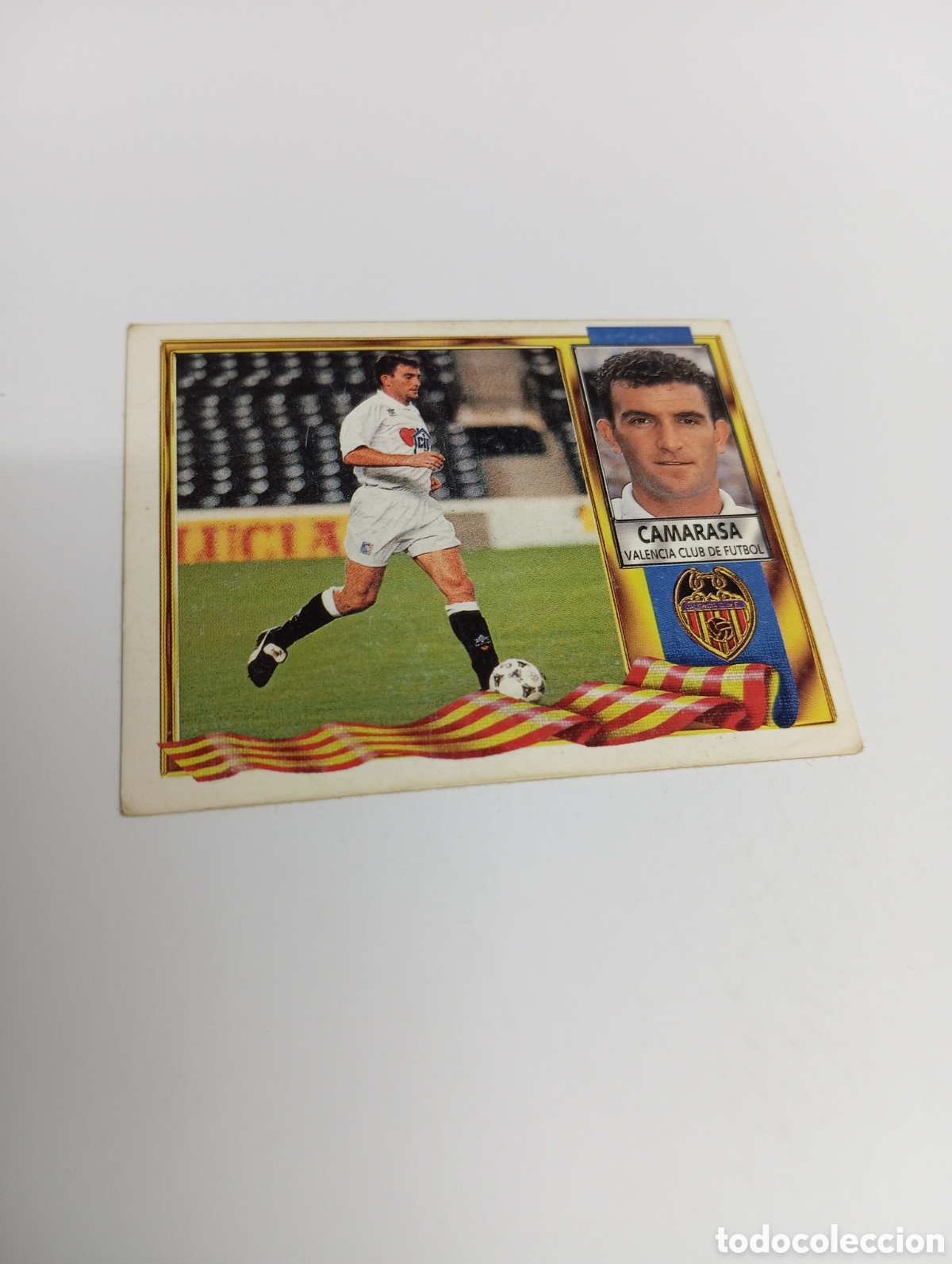 Cromos de F&uacute;tbol: CAMARASA Valencia Liga Este 1995 1996 NUEVO SIN PEGAR PANINI 95 96