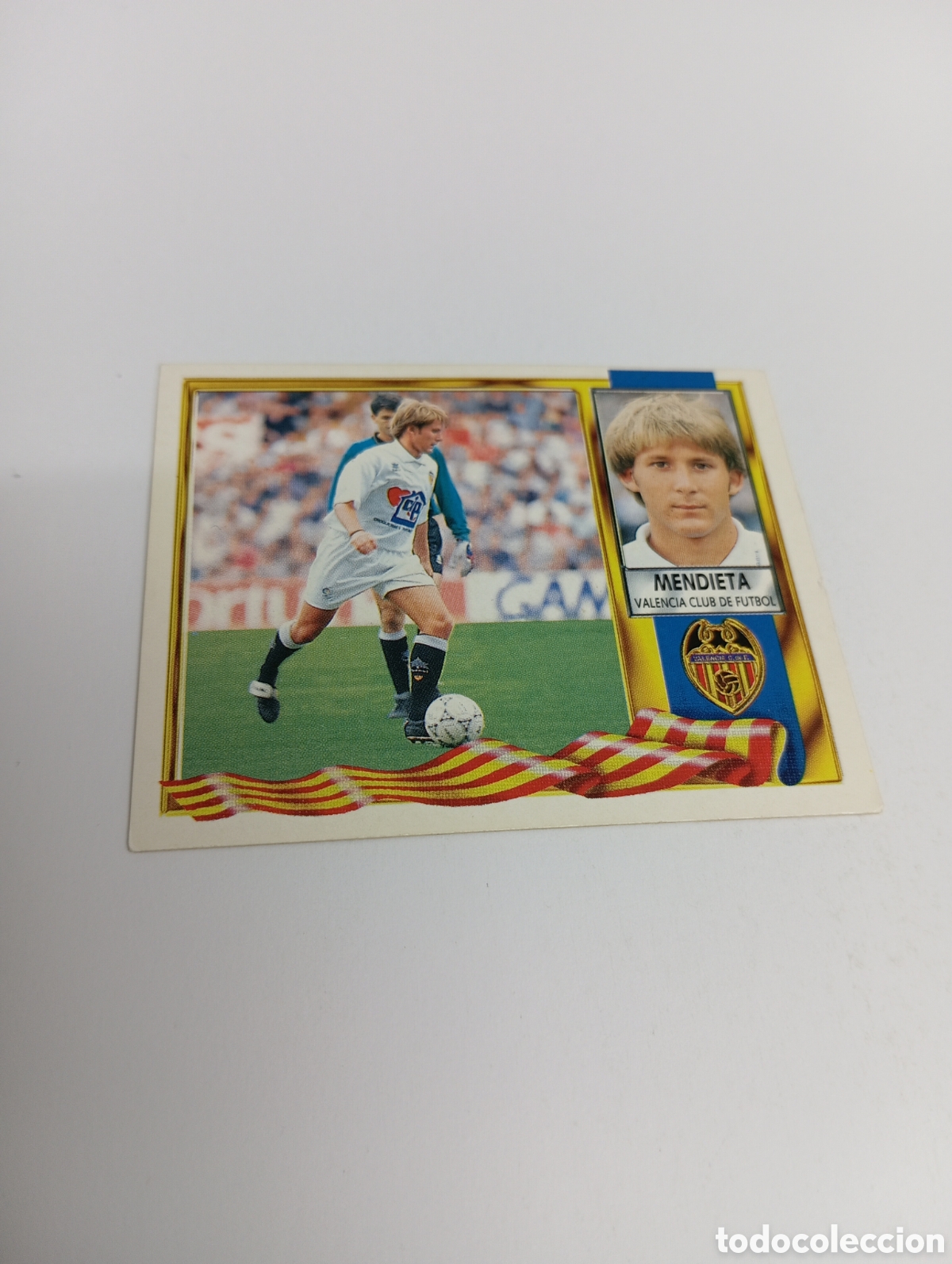 Cromos de F&uacute;tbol: MENDIETA Valencia Liga Este 1995 1996 NUEVO SIN PEGAR PANINI 95 96