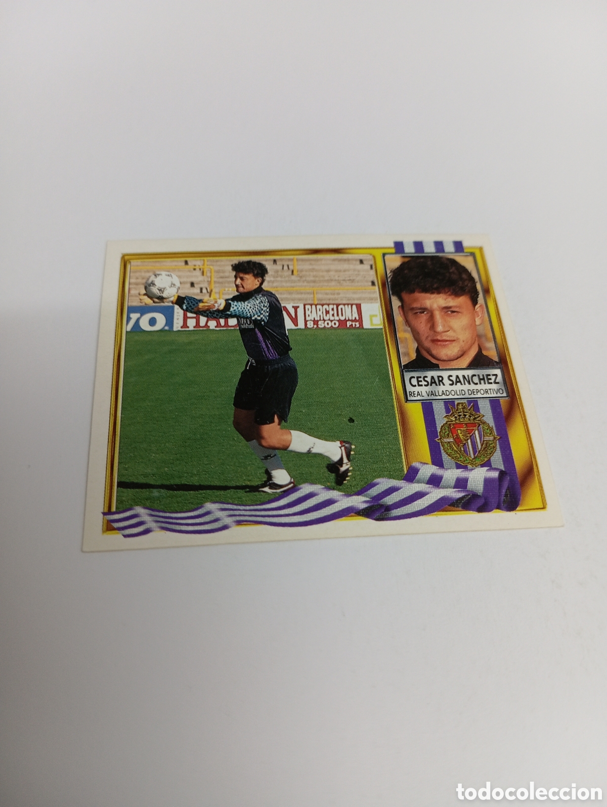 Cromos de F&uacute;tbol: C&Eacute;SAR S&Aacute;NCHEZ Valladolid Liga Este 1995 1996 NUEVO SIN PEGAR PANINI 95 96