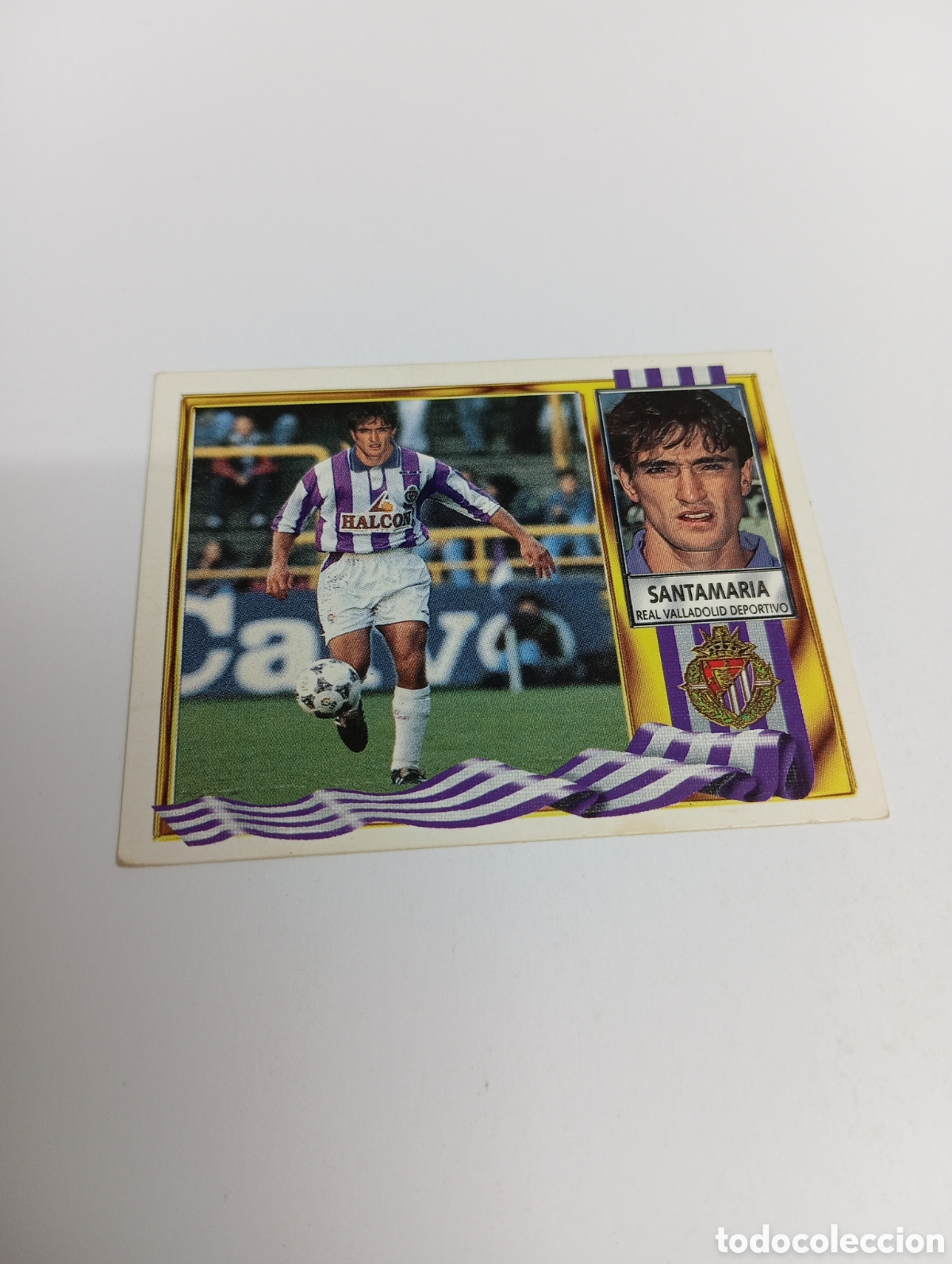 Cromos de F&uacute;tbol: SANTAMAR&Iacute;A Valladolid Liga Este 1995 1996 NUEVO SIN PEGAR PANINI 95 96