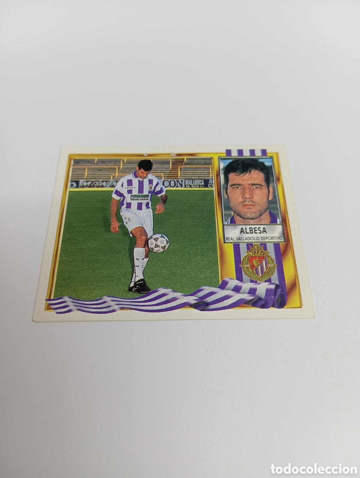 Cromos de F&uacute;tbol: ALBESA Valladolid Liga Este 1995 1996 NUEVO SIN PEGAR PANINI 95 96