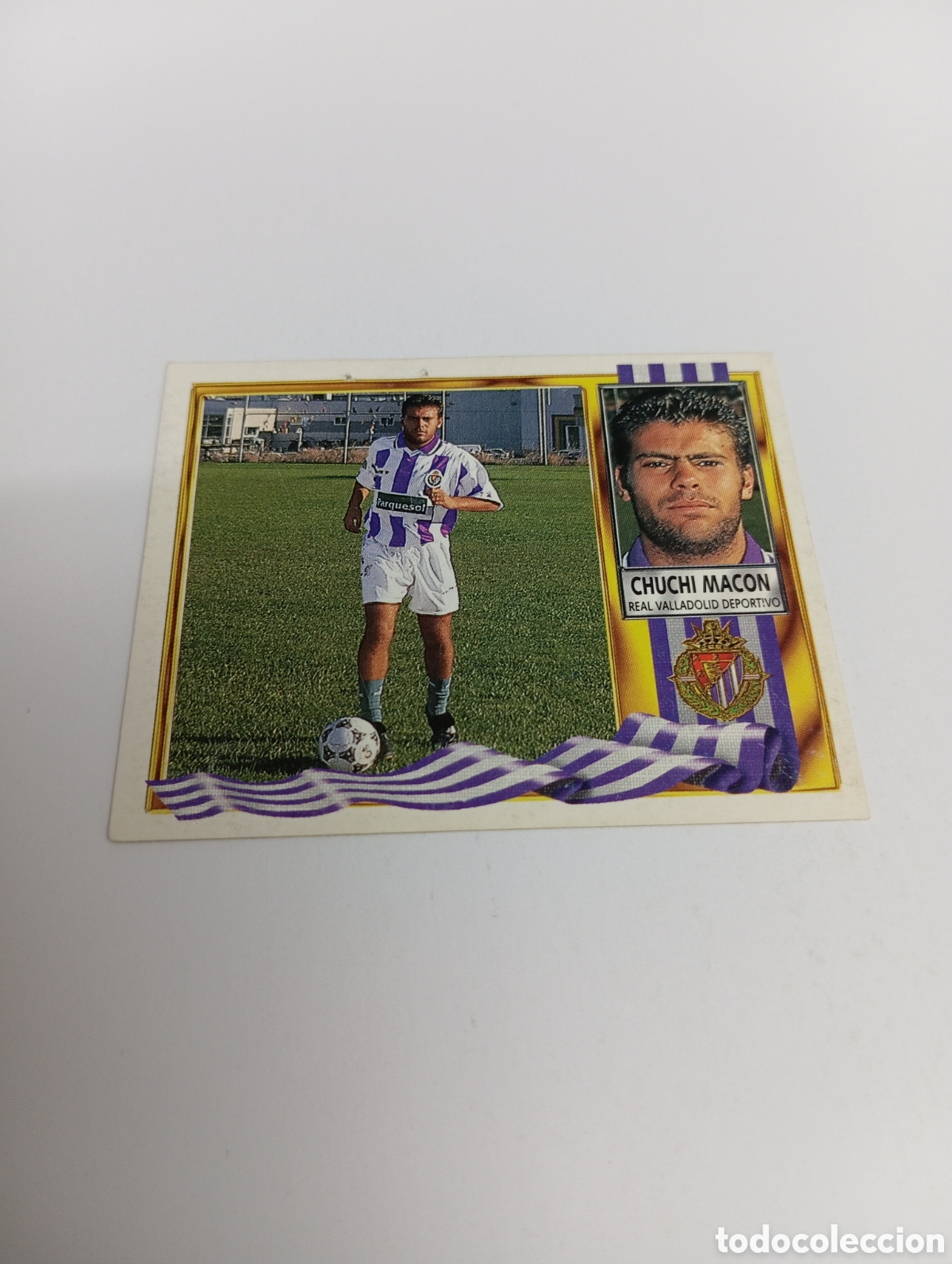 Cromos de F&uacute;tbol: CHUCHI MACON Valladolid Liga Este 1995 1996 NUEVO SIN PEGAR PANINI 95 96