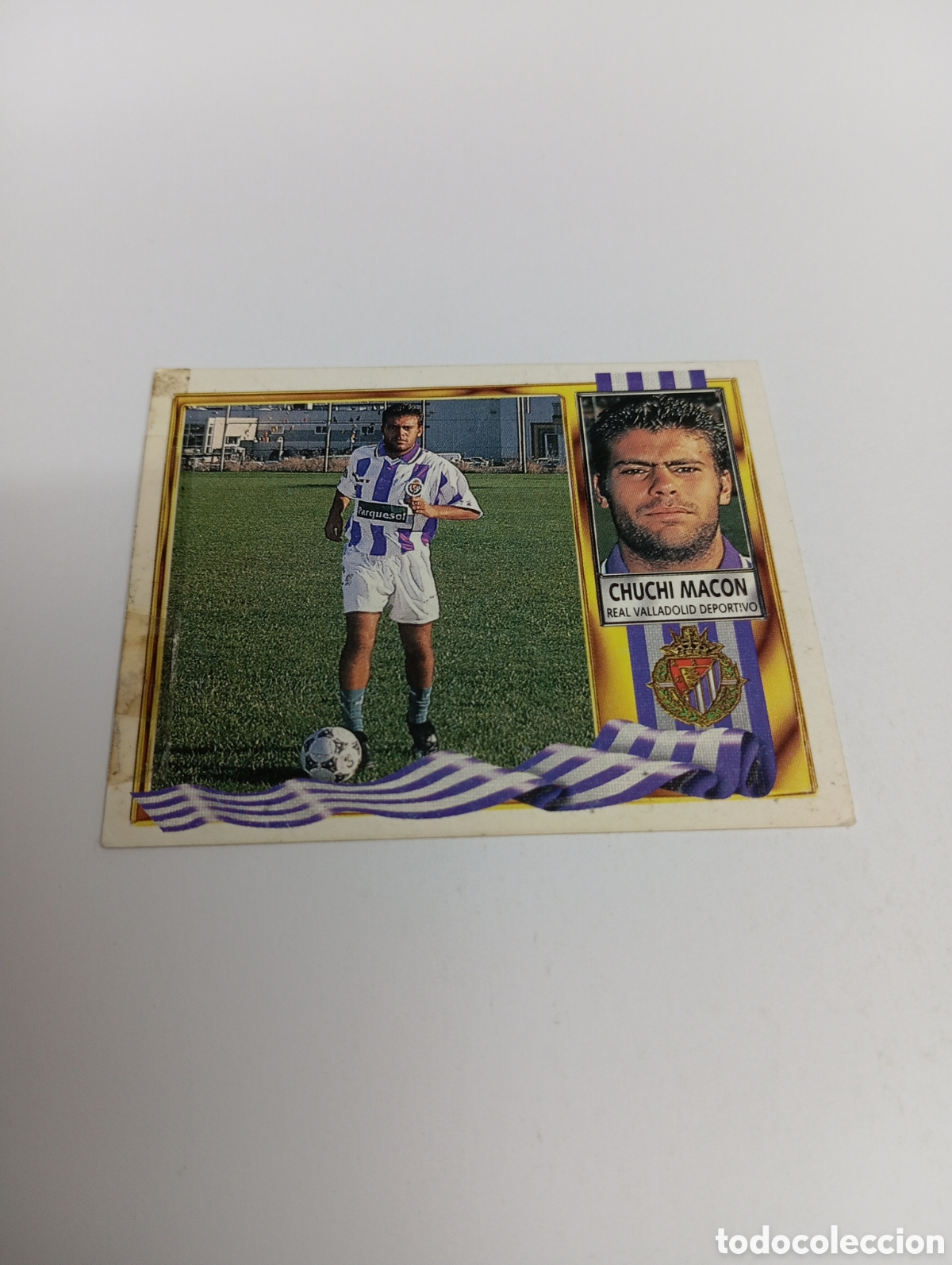 Cromos de F&uacute;tbol: CHUCHI MACON Valladolid Liga Este 1995 1996 NUEVO SIN PEGAR PANINI 95 96