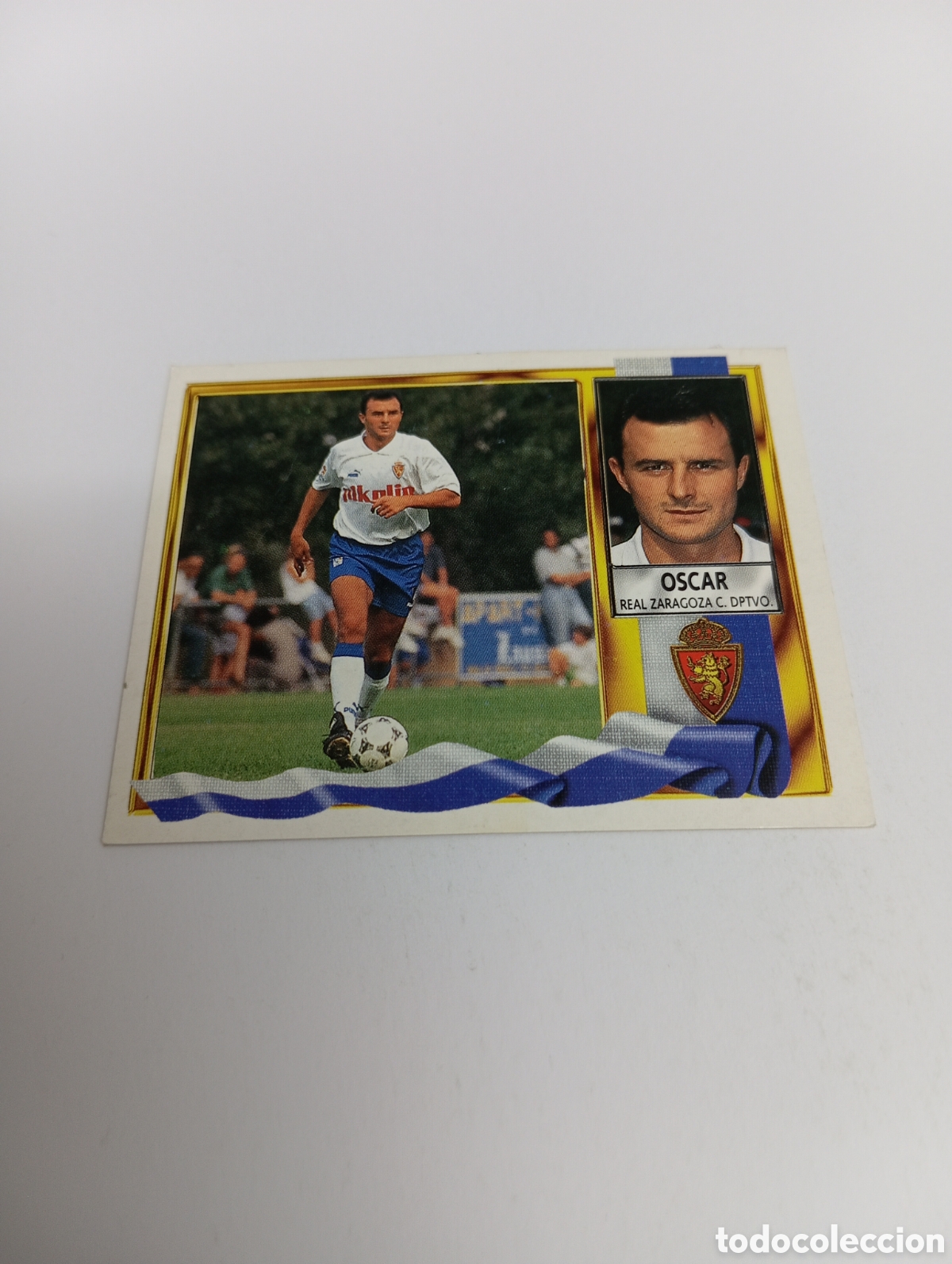 Cromos de F&uacute;tbol: &Oacute;SCAR Zaragoza Liga Este 1995 1996 NUEVO SIN PEGAR PANINI 95 96