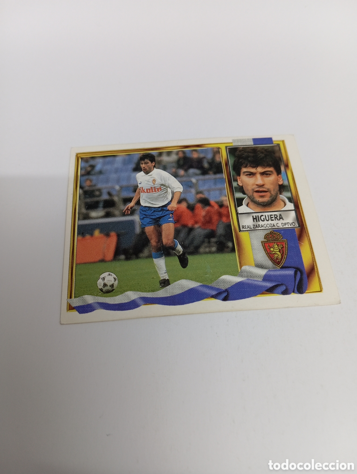 Cromos de F&uacute;tbol: HIGUERA Zaragoza Liga Este 1995 1996 NUEVO SIN PEGAR PANINI 95 96