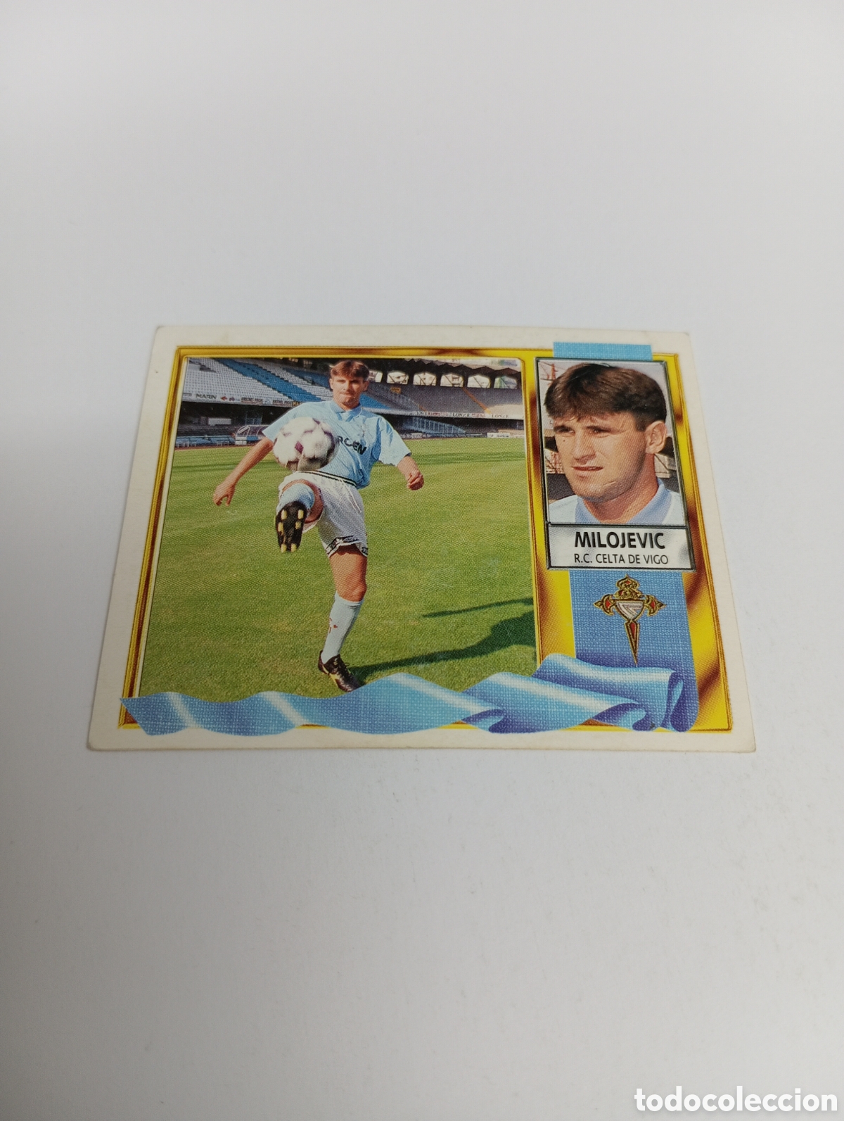 Cromos de F&uacute;tbol: FICHAJE 1 MILOJEVIC Liga Este 1995 1996 NUEVO SIN PEGAR PANINI 95 96