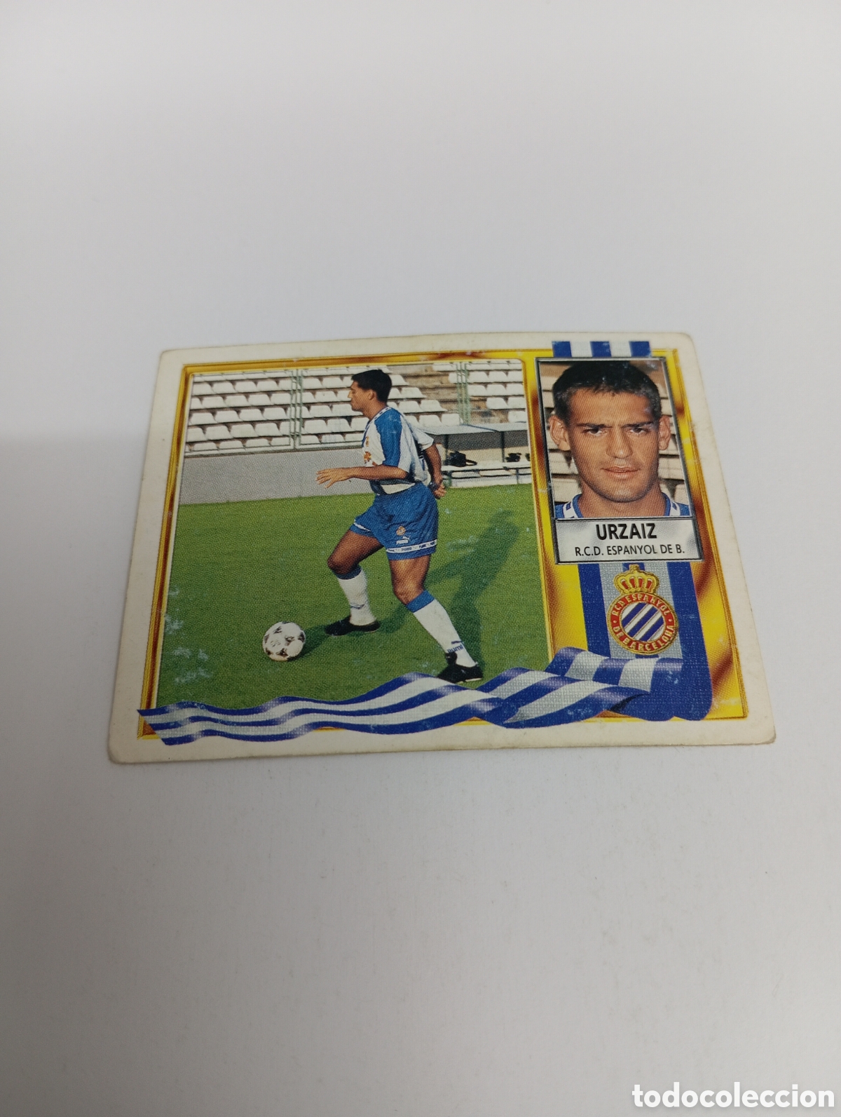 Cromos de F&uacute;tbol: FICHAJE 3 URZAIZ Liga Este 1995 1996 NUEVO SIN PEGAR PANINI 95 96