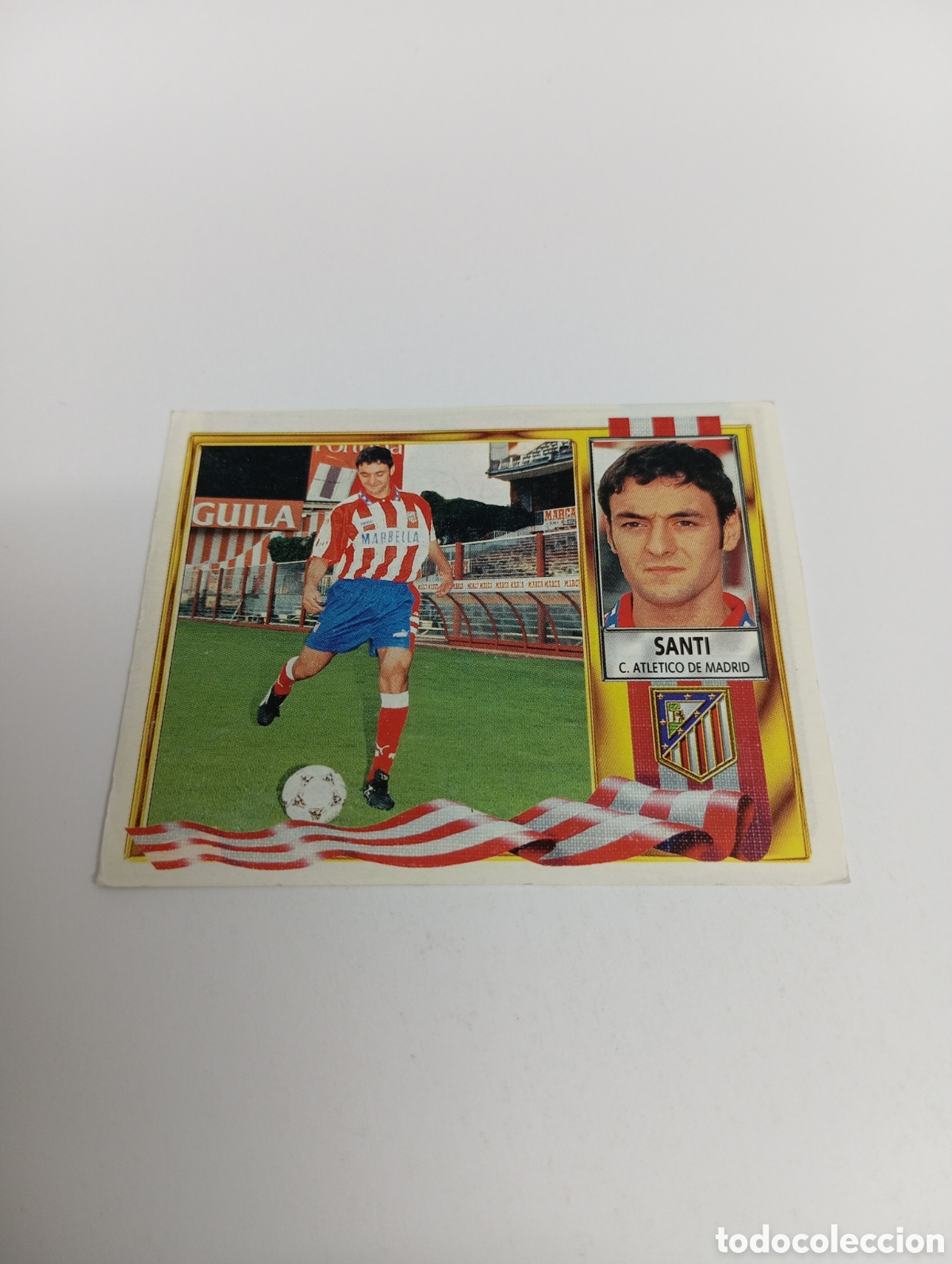 Cromos de F&uacute;tbol: FICHAJE 4 SANTI Liga Este 1995 1996 Recuperado PANINI 95 96
