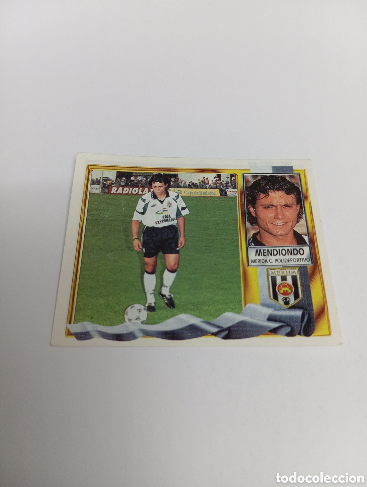 Cromos de F&uacute;tbol: FICHAJE 5 MENDIONDO Liga Este 1995 1996 Recuperado PANINI 95 96