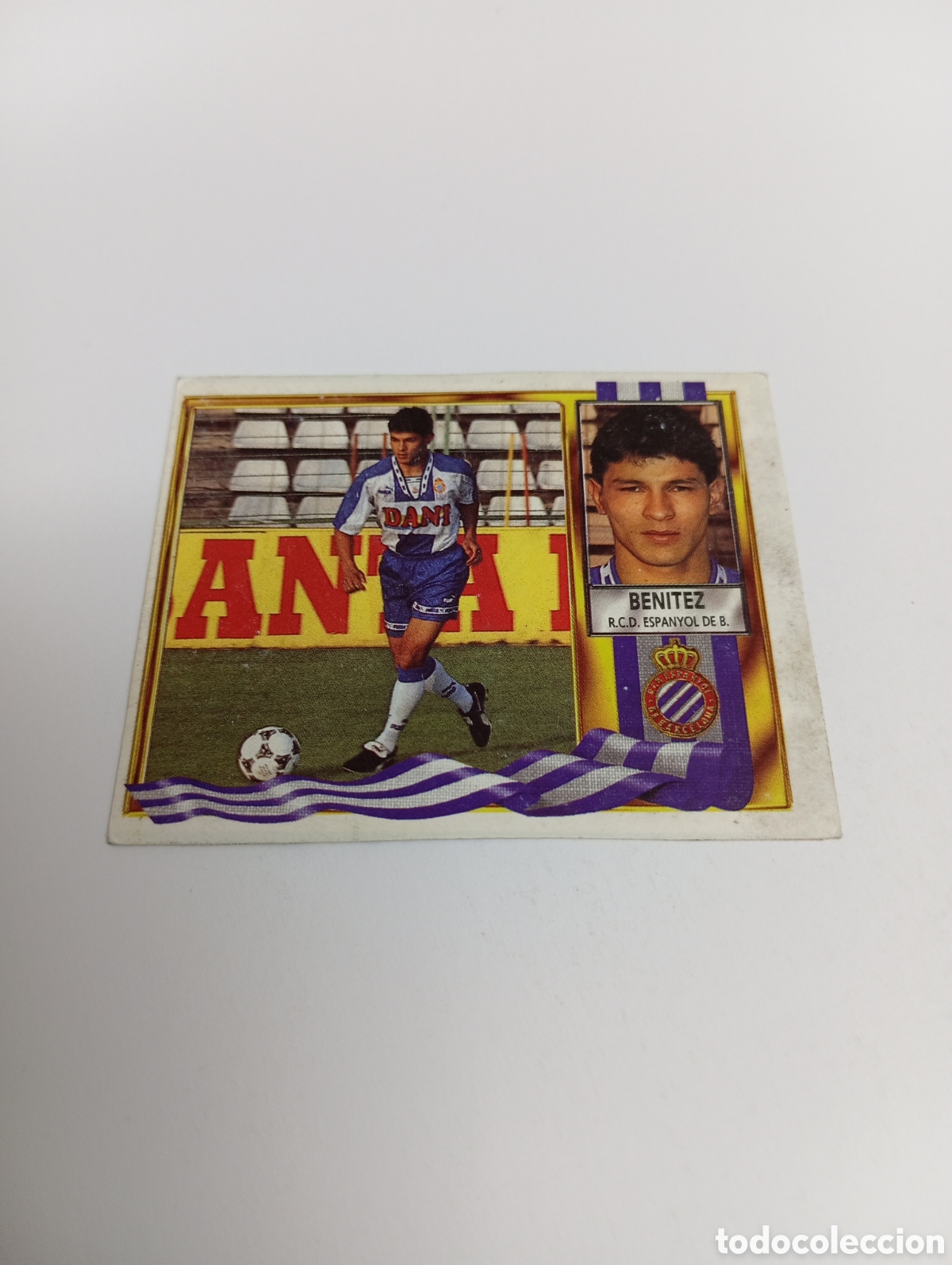 Cromos de F&uacute;tbol: FICHAJE 7 BEN&Iacute;TEZ Liga Este 1995 1996 Recuperado PANINI 95 96