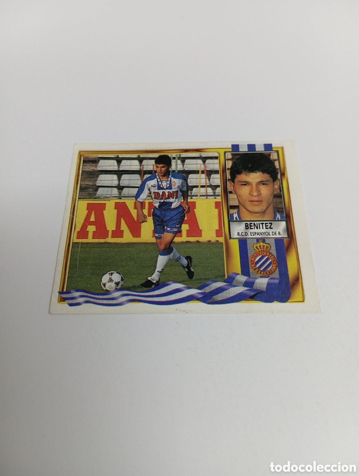 Cromos de F&uacute;tbol: FICHAJE 7 BEN&Iacute;TEZ Liga Este 1995 1996 Recuperado PANINI 95 96