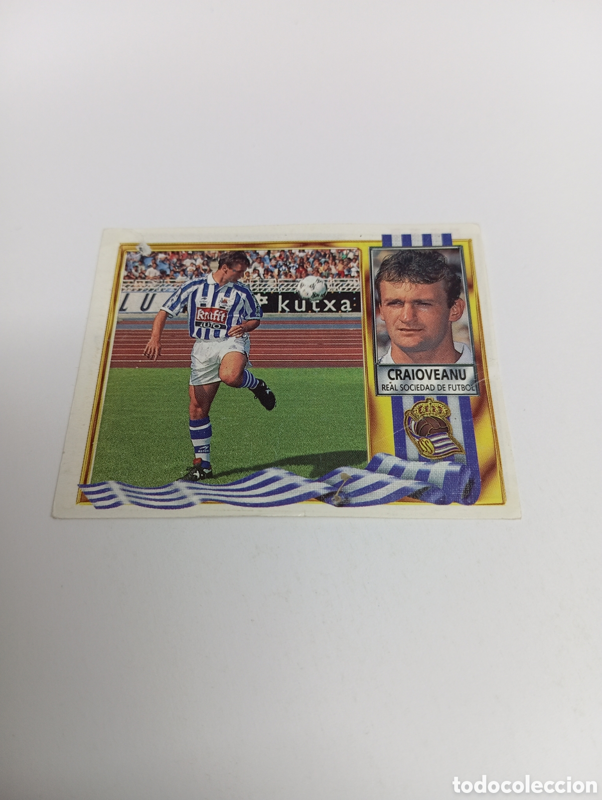 Cromos de F&uacute;tbol: FICHAJE 9 CRAIOVEANU Liga Este 1995 1996 Recuperado PANINI 95 96
