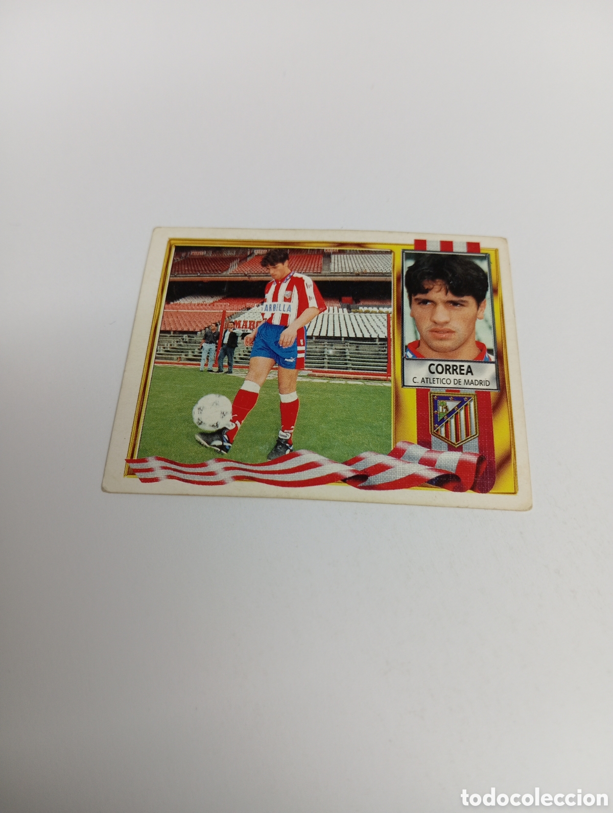 Cromos de F&uacute;tbol: FICHAJE 13 CORREA Liga Este 1995 1996 NUEVO SIN PEGAR PANINI 95 96