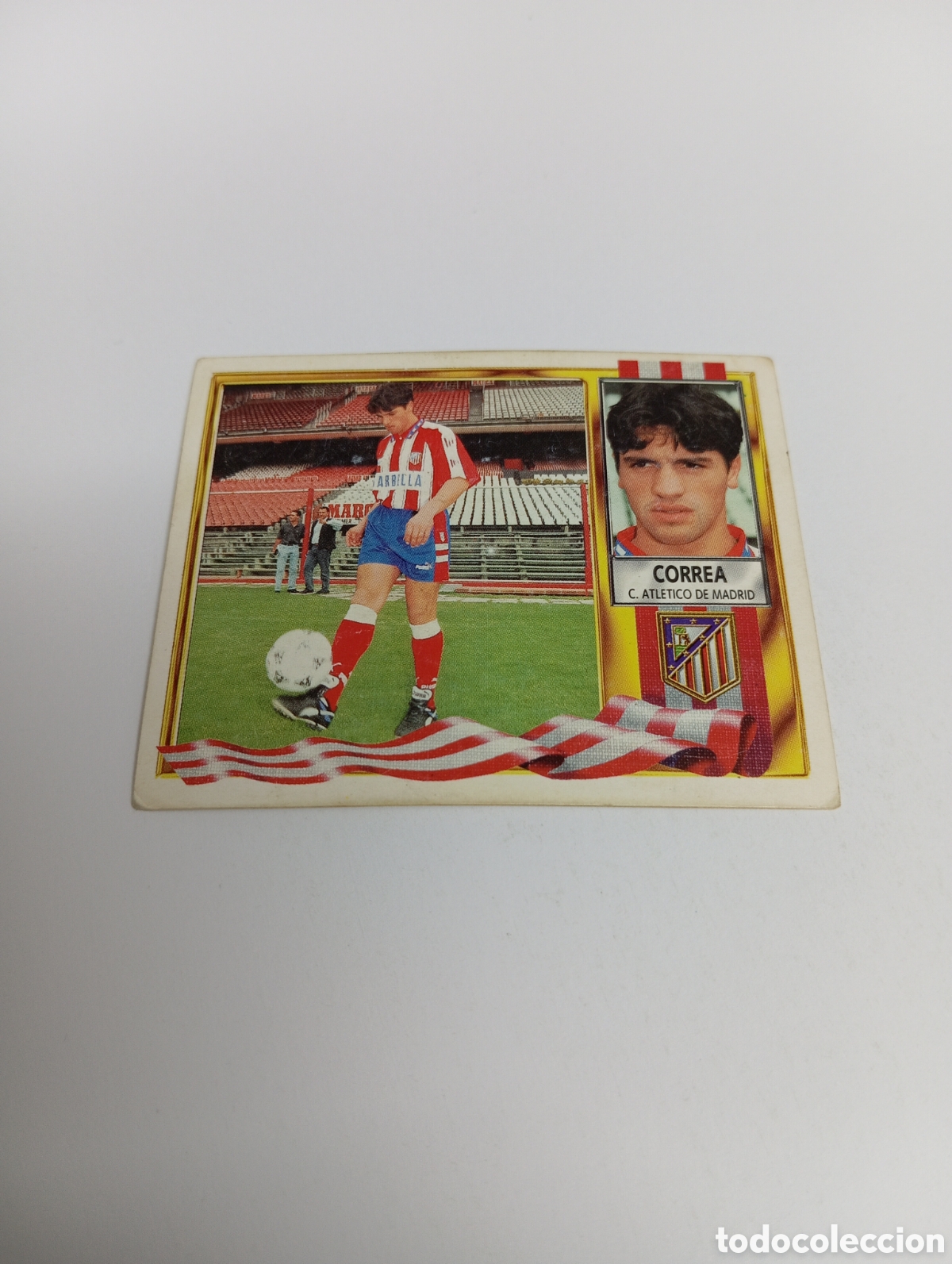 Cromos de F&uacute;tbol: FICHAJE 13 CORREA Liga Este 1995 1996 NUEVO SIN PEGAR PANINI 95 96
