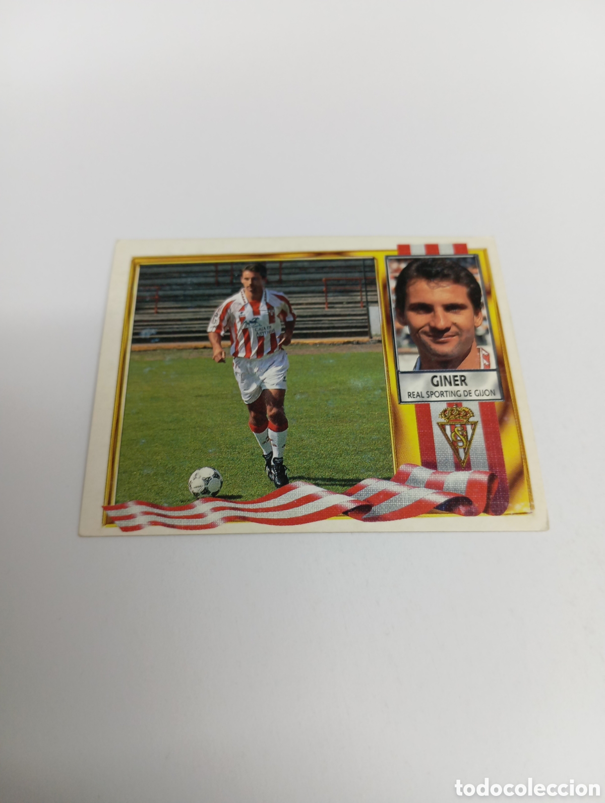 Cromos de F&uacute;tbol: FICHAJE 15 GINER Liga Este 1995 1996 NUEVO SIN PEGAR PANINI 95 96