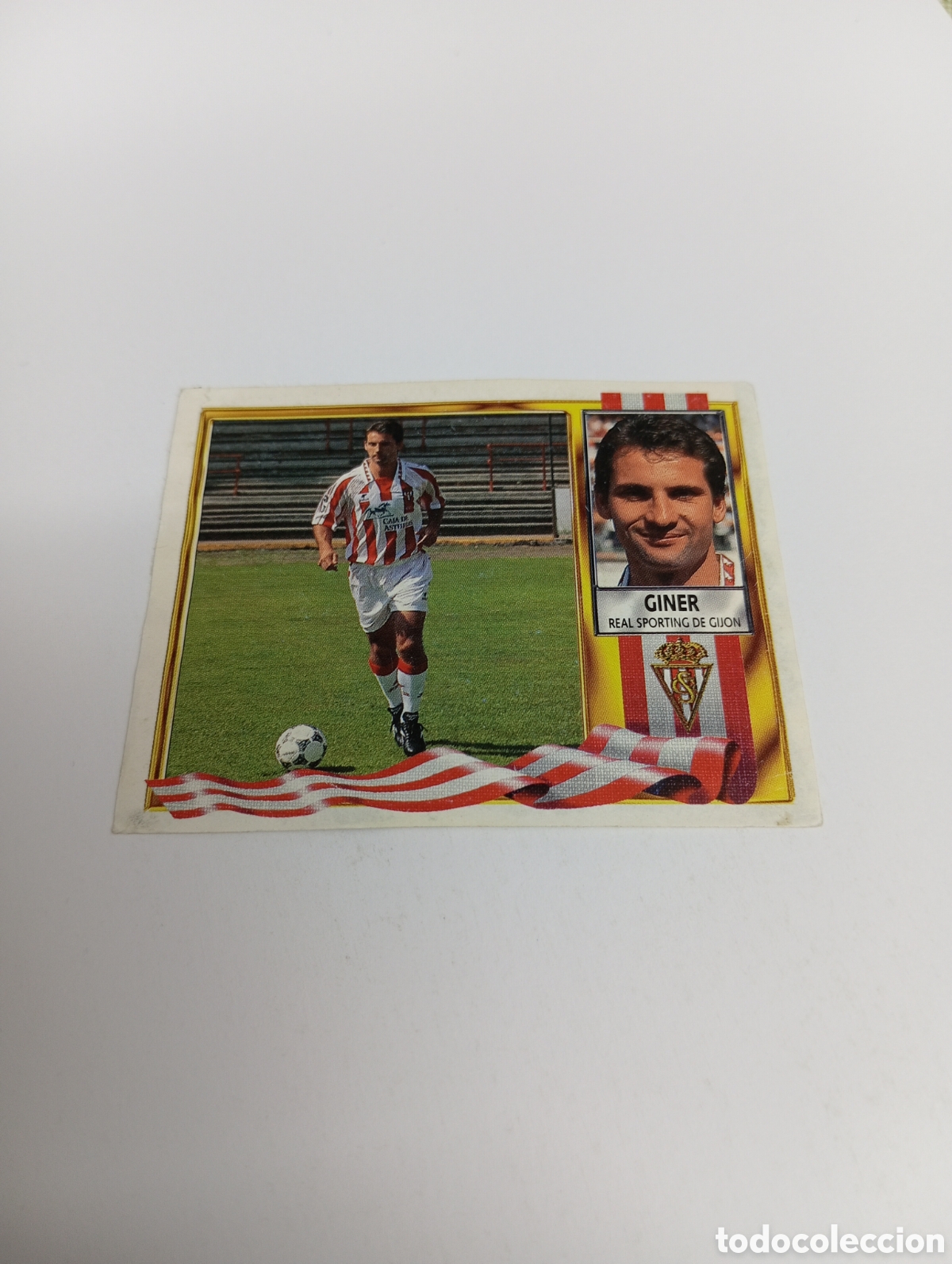 Cromos de F&uacute;tbol: FICHAJE 15 GINER Liga Este 1995 1996 Recuperado PANINI 95 96