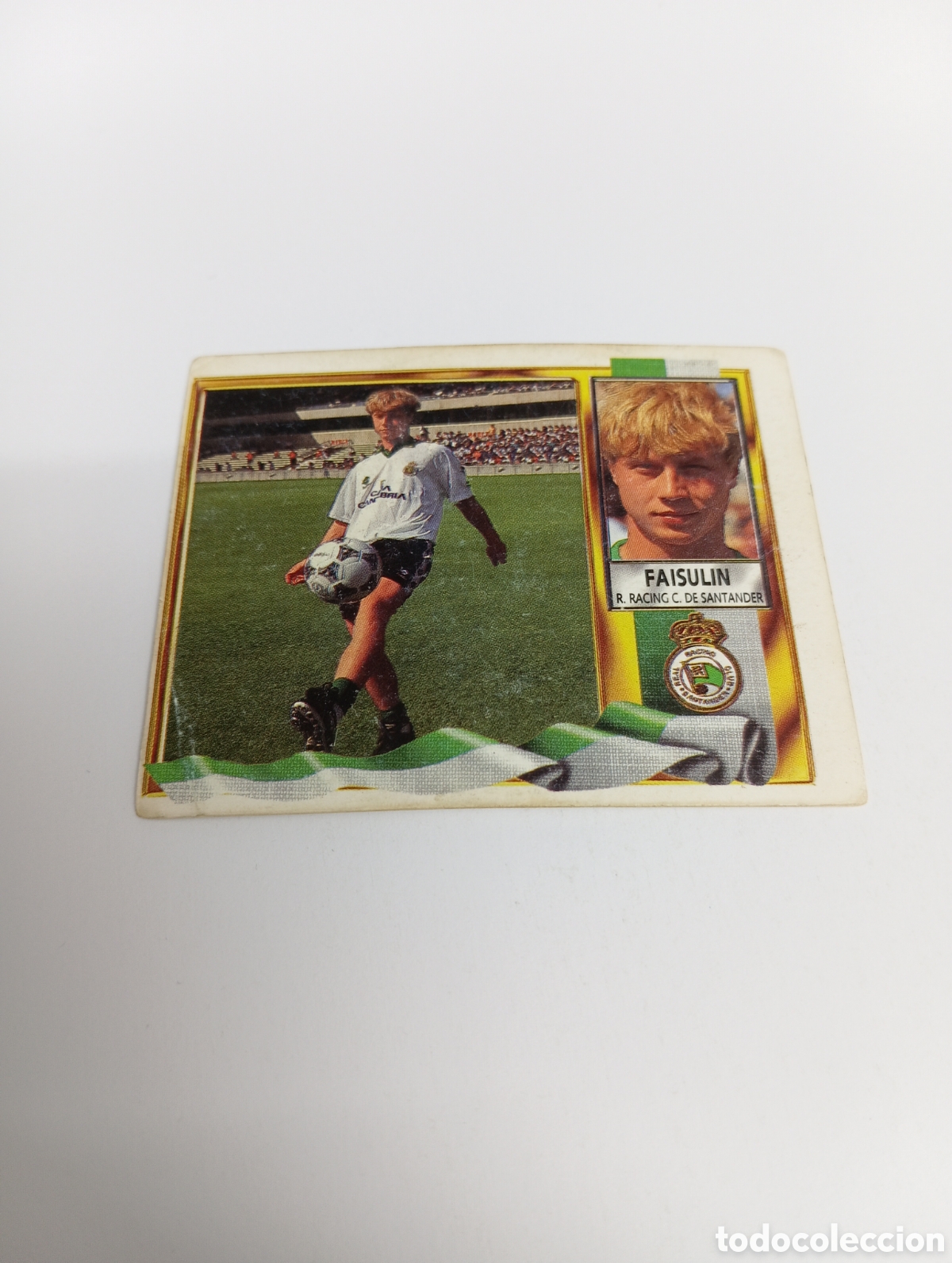Cromos de F&uacute;tbol: FICHAJE 16 FAISULIN Liga Este 1995 1996 NUEVO SIN PEGAR PANINI 95 96