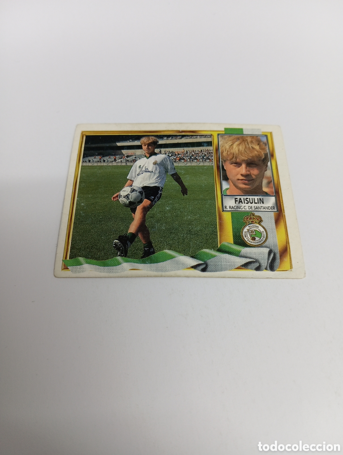 Cromos de F&uacute;tbol: FICHAJE 16 FAISULIN Liga Este 1995 1996 NUEVO SIN PEGAR PANINI 95 96