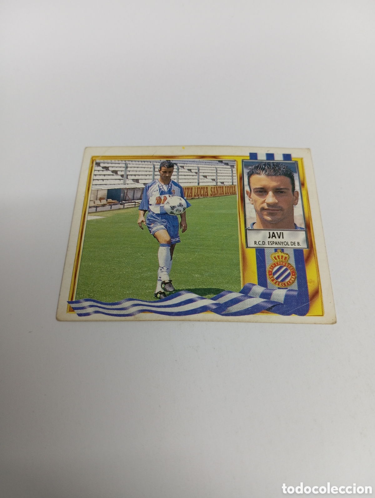 Cromos de F&uacute;tbol: FICHAJE 19 JAVI Liga Este 1995 1996 NUEVO SIN PEGAR PANINI 95 96