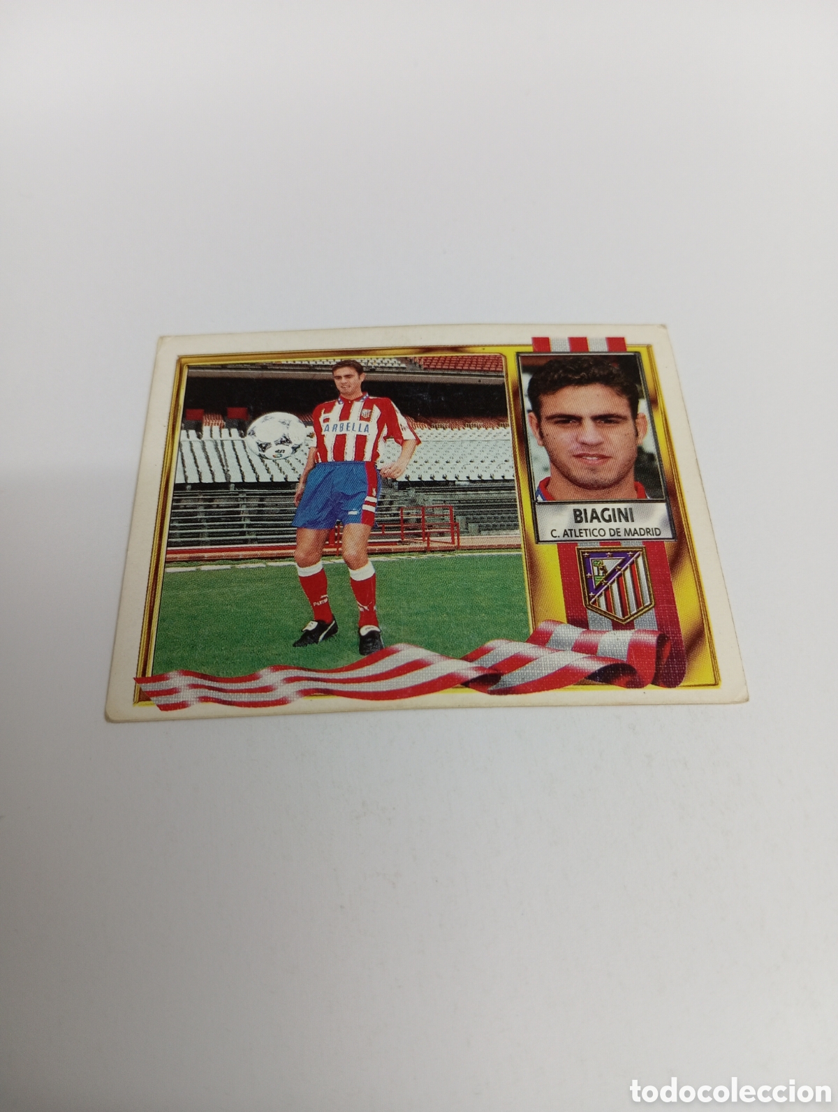 Cromos de F&uacute;tbol: FICHAJE 20 BIAGINI Liga Este 1995 1996 NUEVO SIN PEGAR PANINI 95 96